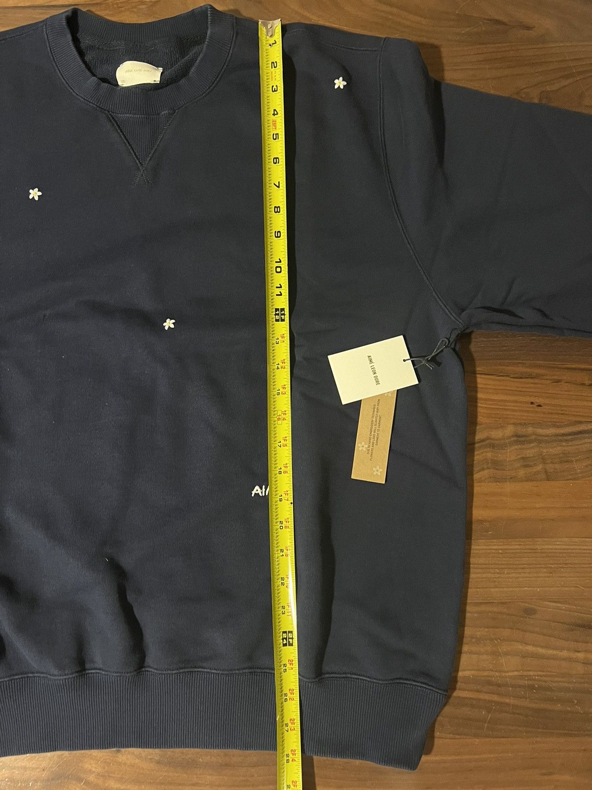 Aime Leon Dore Aime Leon Dore ALD Floral Embroidered Crew Size XXL Navy Size US XXL / EU 58 / 5 - 4 Thumbnail