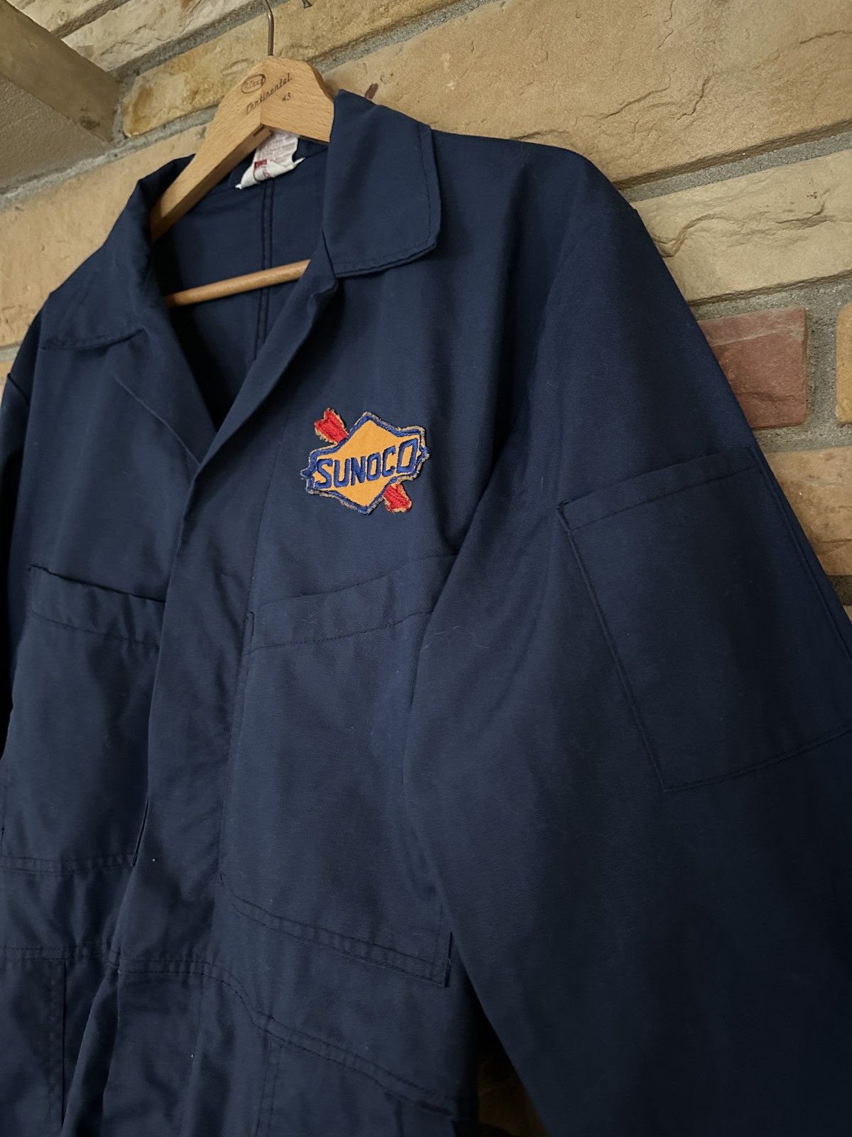 Vintage Vintage Sunoco Mechanic Work Coveralls Size US 30 / EU 46 - 3 Thumbnail
