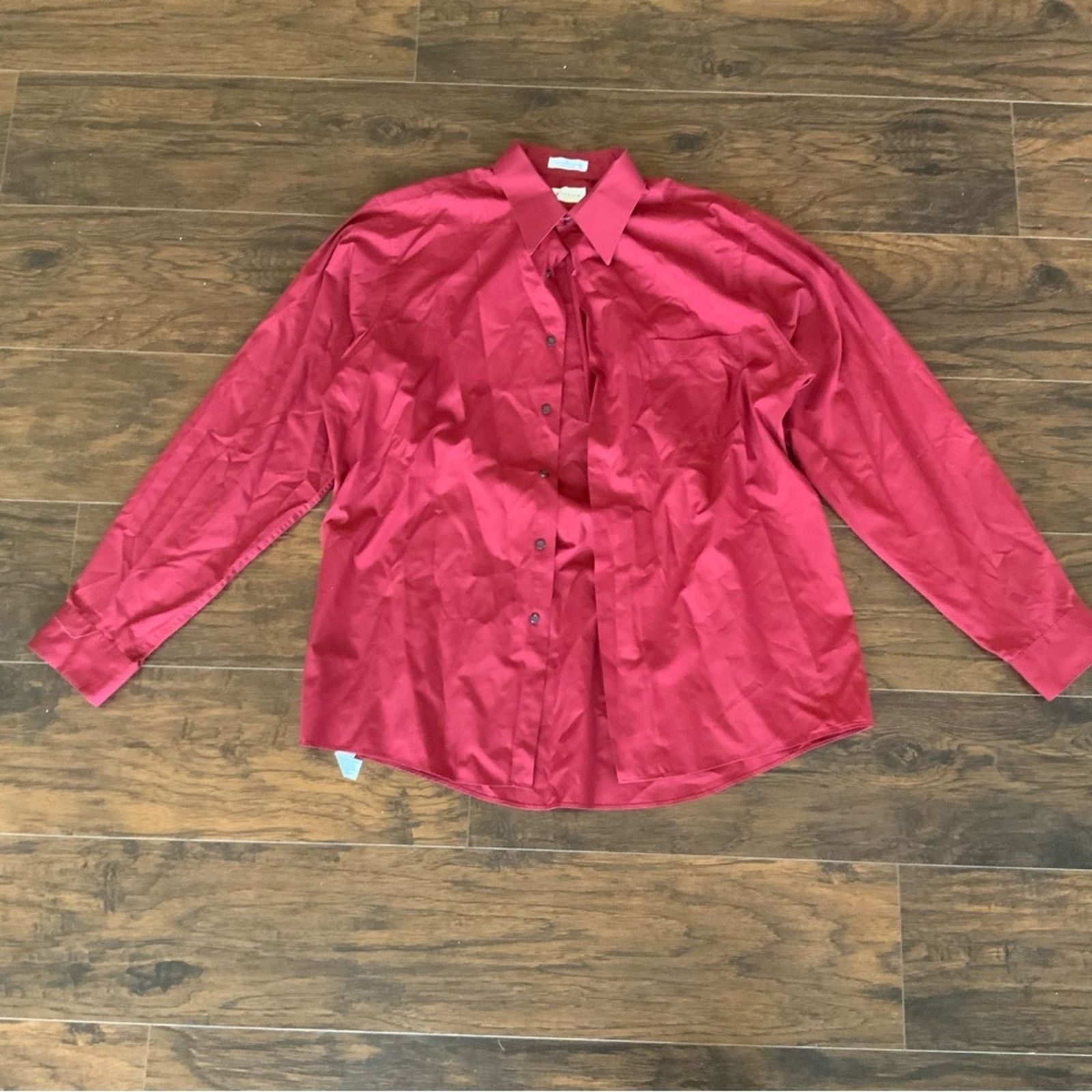 Van Heusen Van Heusen Red button-up shirt Size US L / EU 52-54 / 3 - 2 Thumbnail