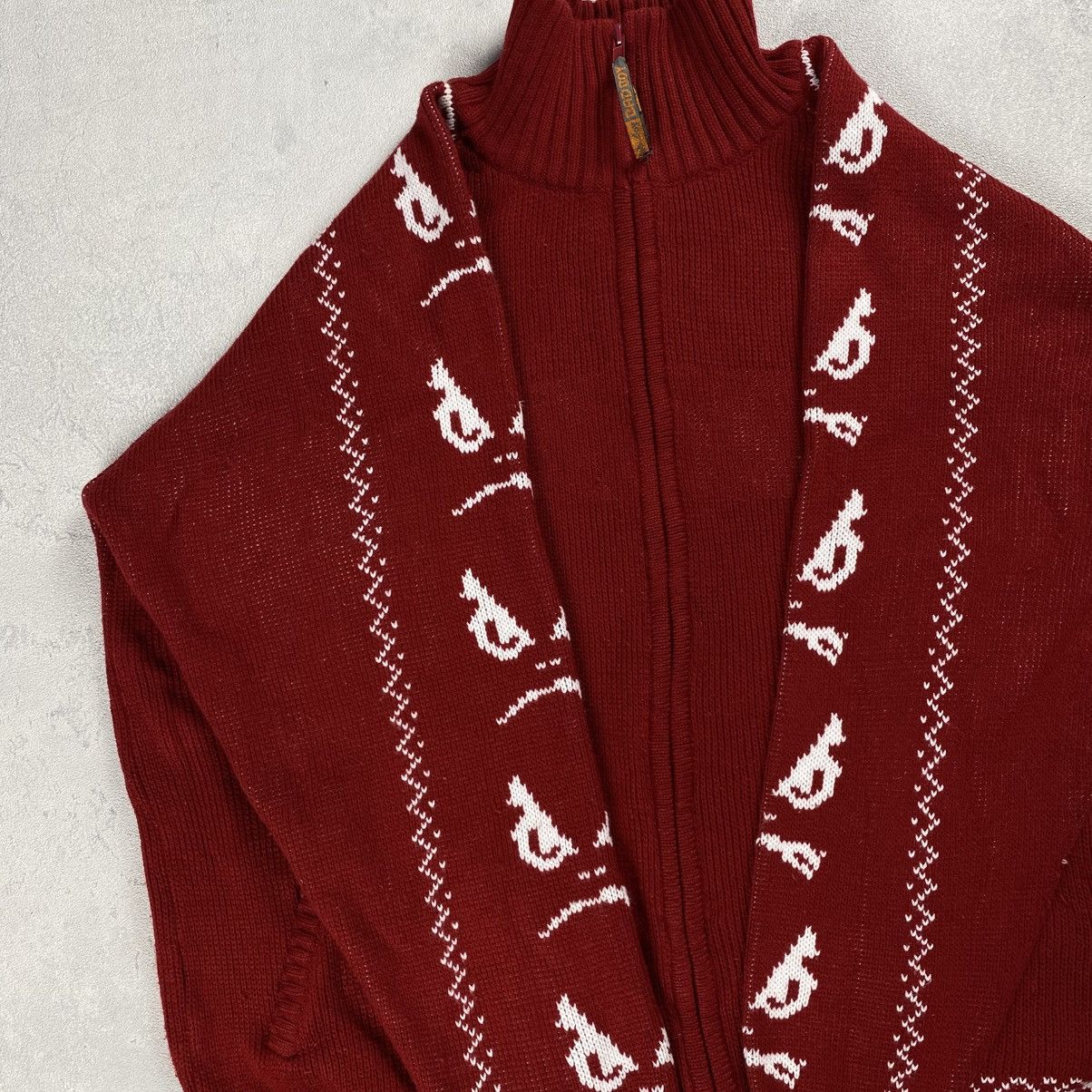 Tribal Streetwear Bad Boy Wool Zip Knitwear Size US XXL / EU 58 / 5 - 6 Thumbnail