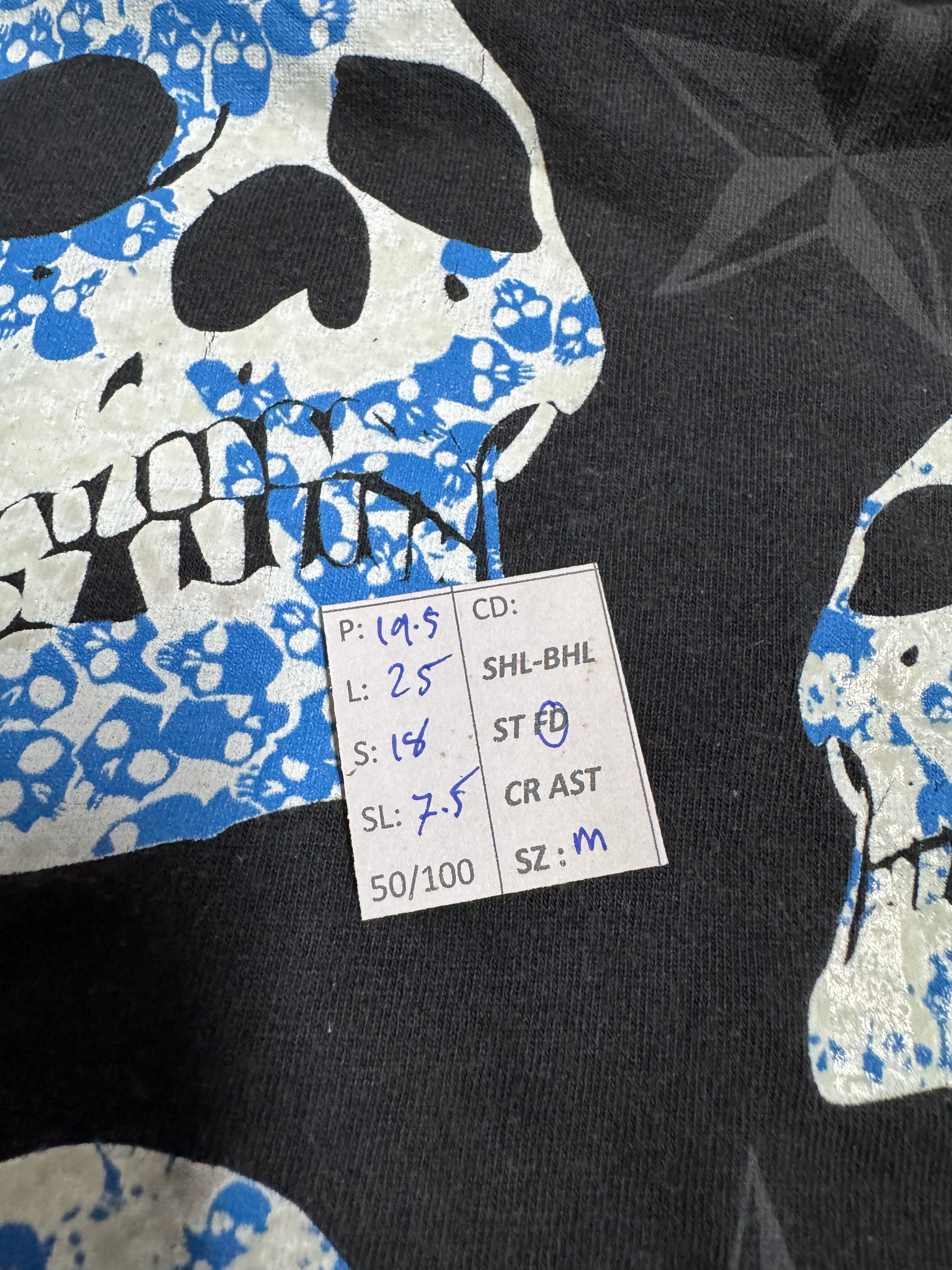 Vintage VINTAGE Y2K STAR SKULL FADED TEE HORROR PUNK GRUNGE METAL Size US M / EU 48-50 / 2 - 15 Thumbnail