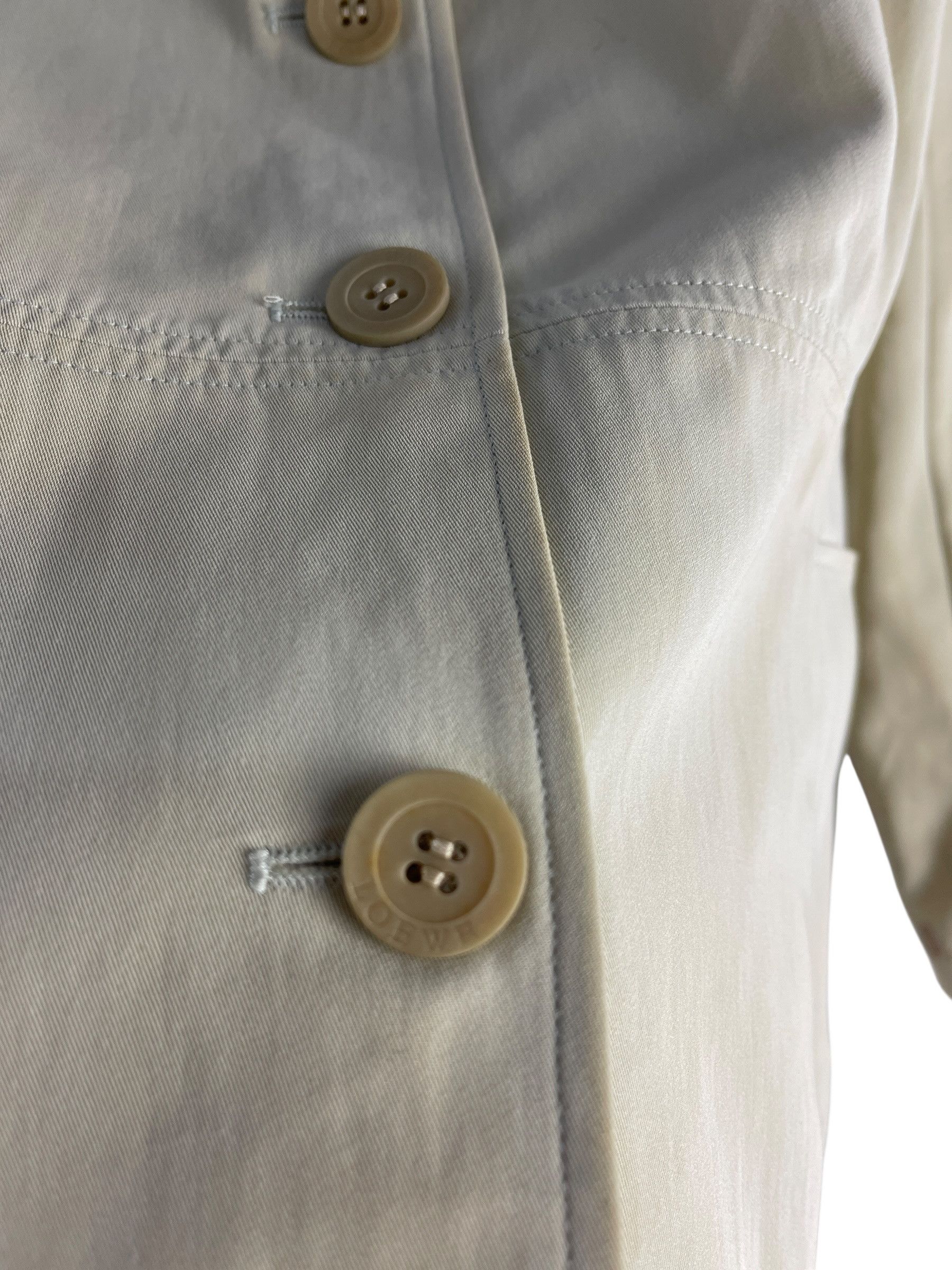 Loewe Vintage LOEWE Tailored Blazer Jacket Cotton Silk Lined Size US XS / EU 42 / 0 - 15 Thumbnail