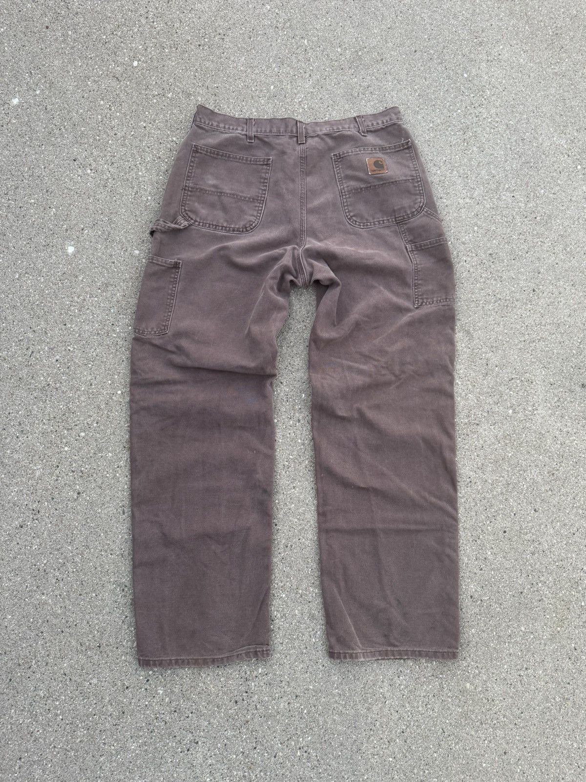 Carhartt Vintage 90s B11 CHT Brown Carhartt Carpenter Pants Size US 34 / EU 50 - 3 Thumbnail