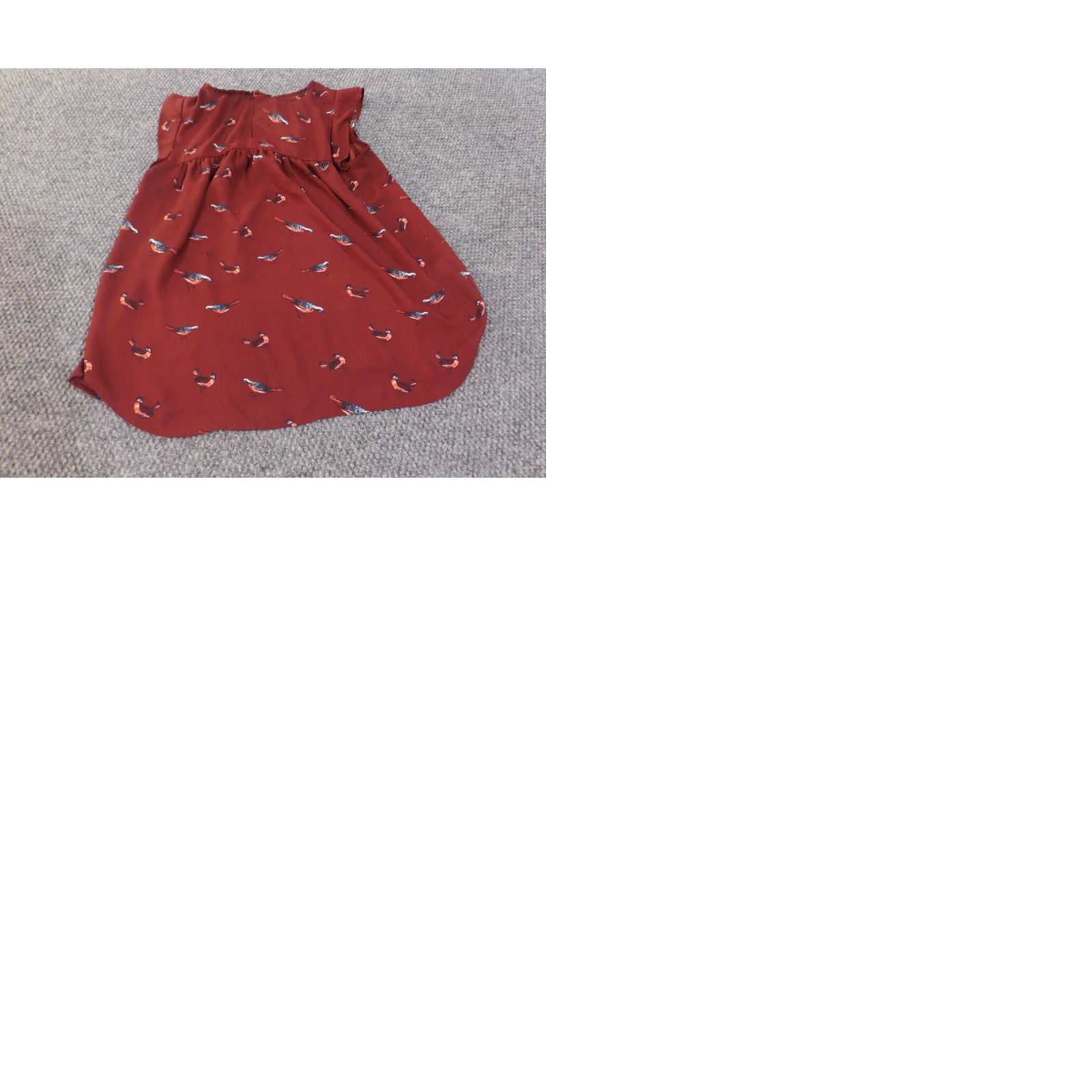 Loft Loft Outlet Bird Print Flutter Sleeve Blouse Small Womens Polyester Casual Shirt - Womens Size S / US 4 / IT 40 - 12 Thumbnail
