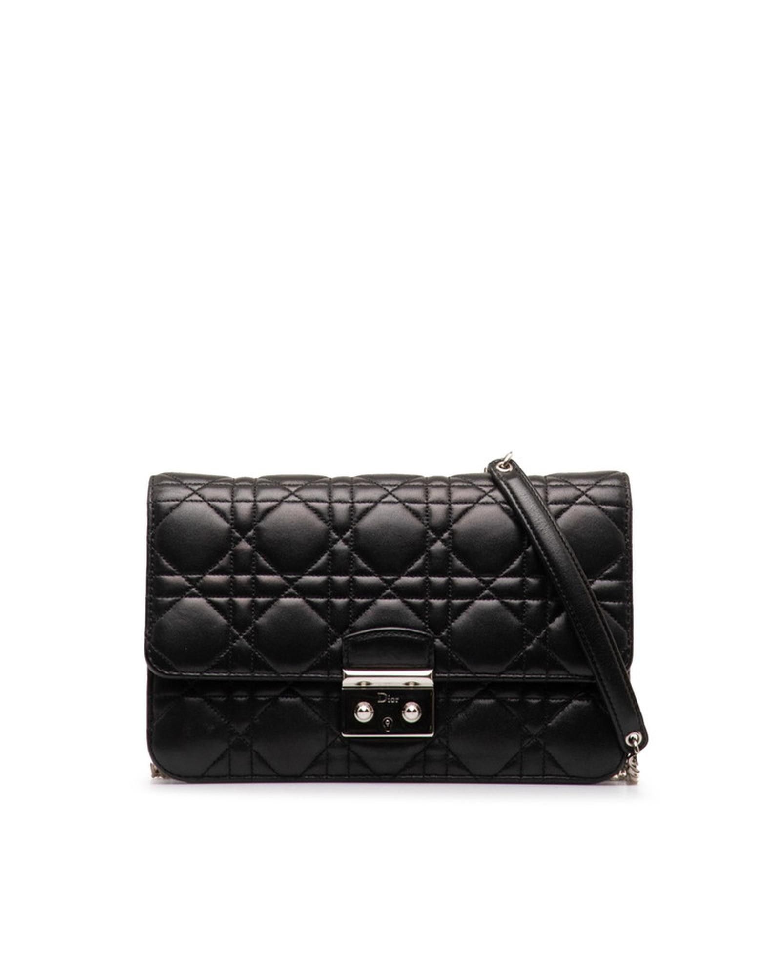 image of Black Promenade Pouch Bag By Dior, Women's