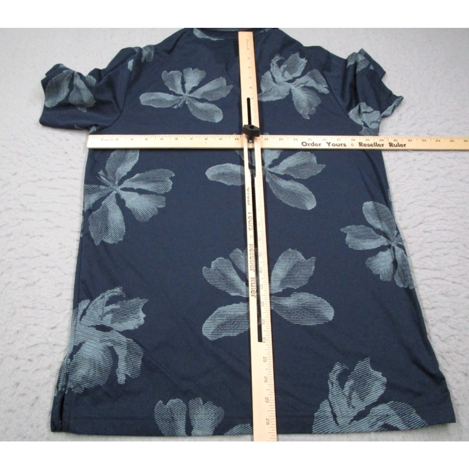 TravisMathew Travis Mathew Shirt Mens Medium Blue Floral Tropical Tour Santa Ana Country Club Size US M / EU 48-50 / 2 - 7 Thumbnail