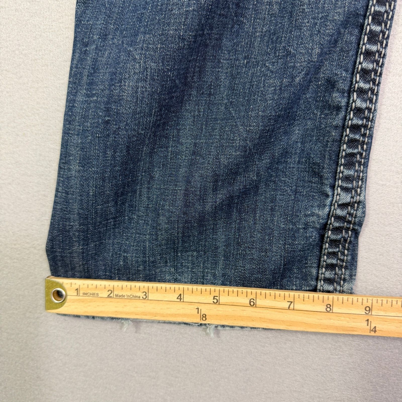 BKE BKE Tyler Straight Jeans Men's 32R (Fits 32x30) Blue Faded Size US 32 / EU 48 - 11 Thumbnail