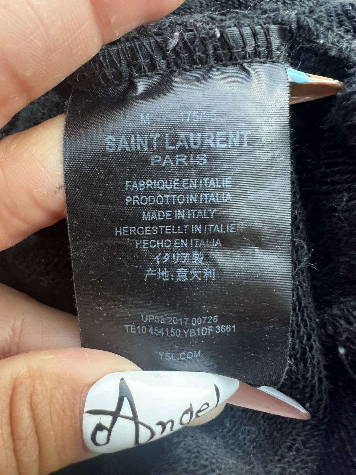 Saint Laurent Paris Saint Laurent 2018 Signature Logo Hoodie Size US M / EU 48-50 / 2 - 6 Thumbnail