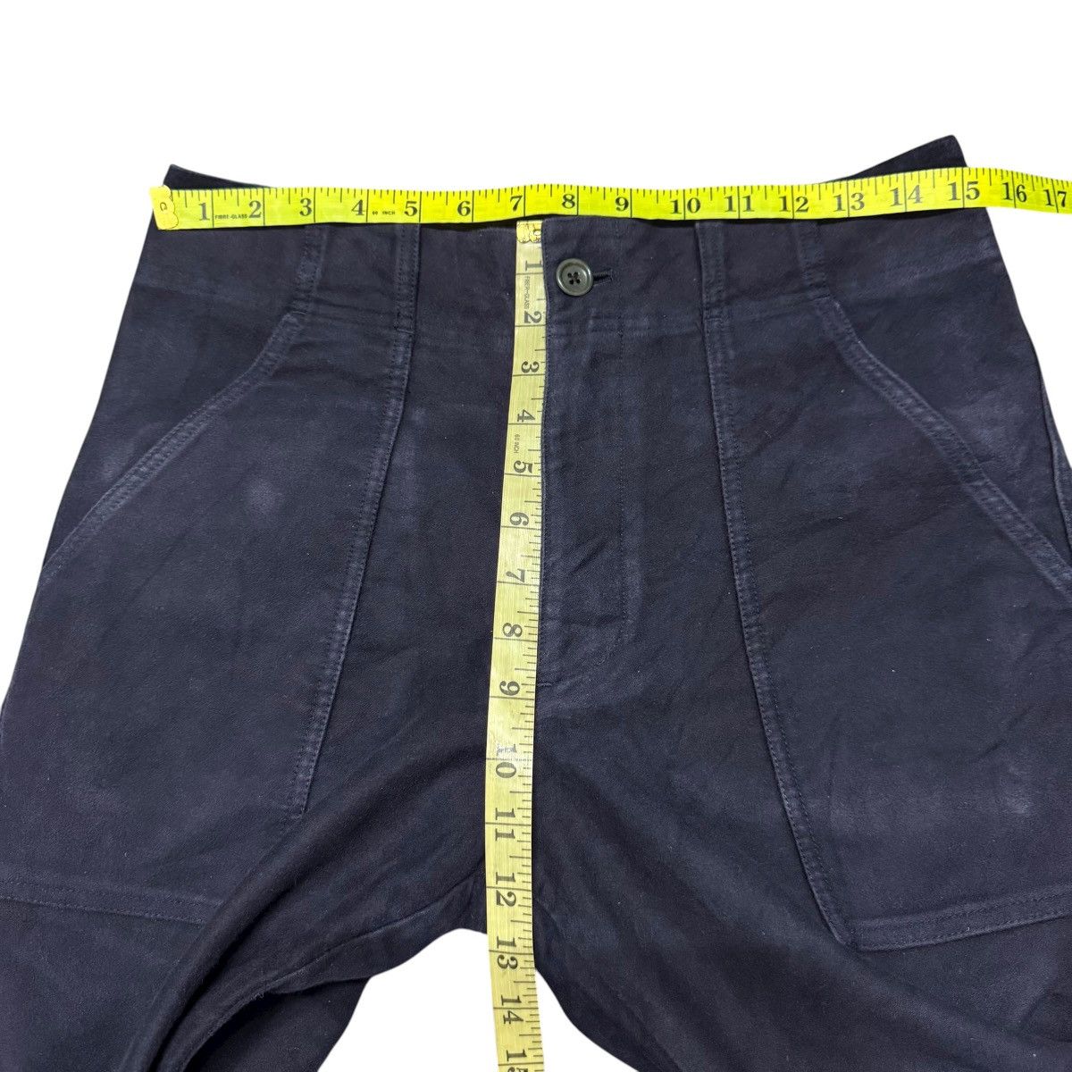 Japanese Brand Moleskin Fatigue Pants Indigo Size US 31 - 18 Thumbnail