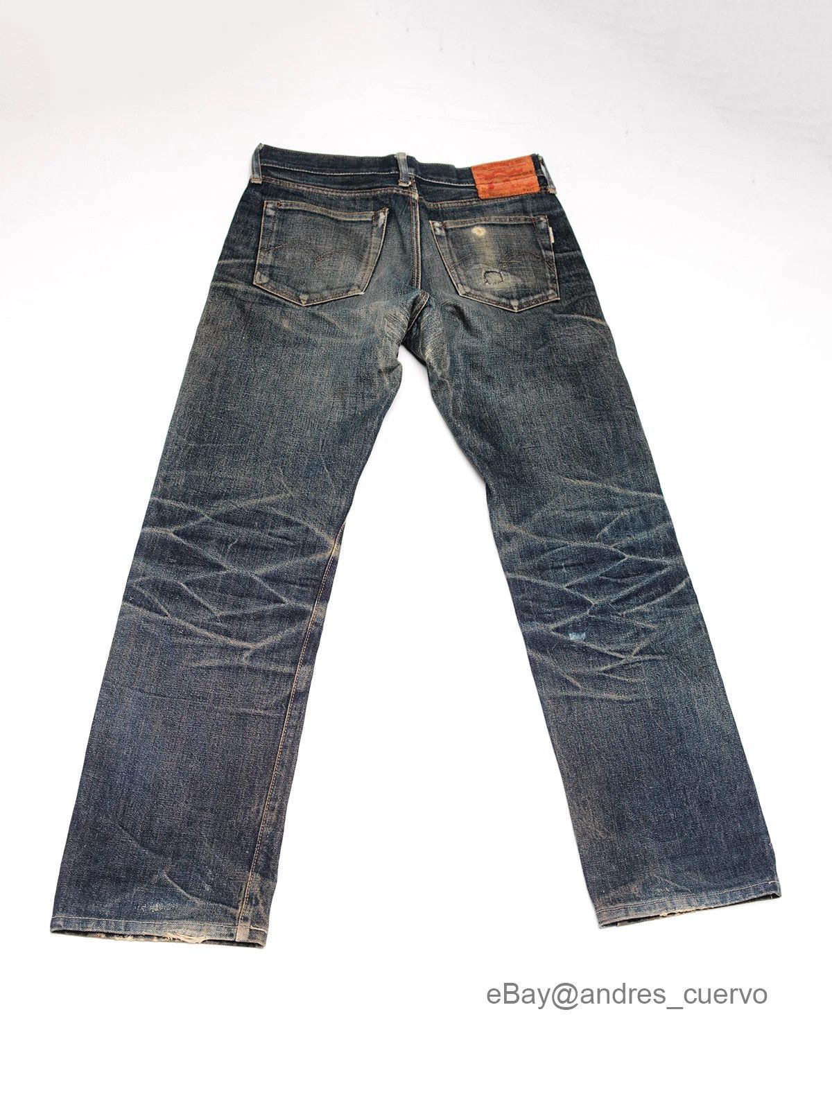 Studio D'Artisan Butler Studio D’artisan Jeans Fades Distressed Selvedge Size US 30 / EU 46 - 2 Thumbnail