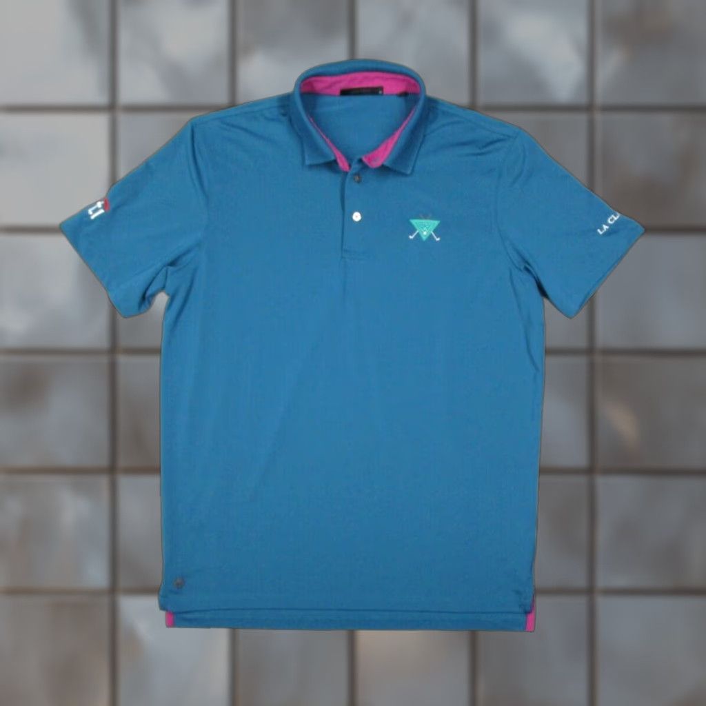 Vintage Greyson Polo Shirt Men M Blue Wolf Westwood Country Club LA Classic Golf Shirt Size US M / EU 48-50 / 2 - 1 Thumbnail