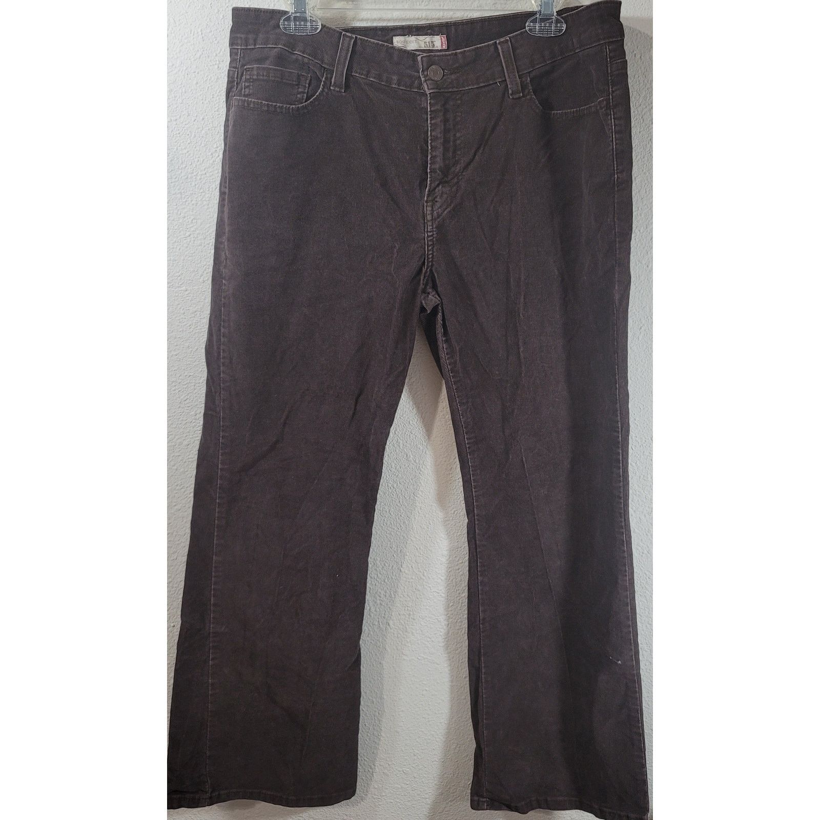 Levi's Levi's 515 Brown Corduroy Bootcut Flat Front Pants 14P Size 36" / US 14 / IT 50 - 1 Thumbnail