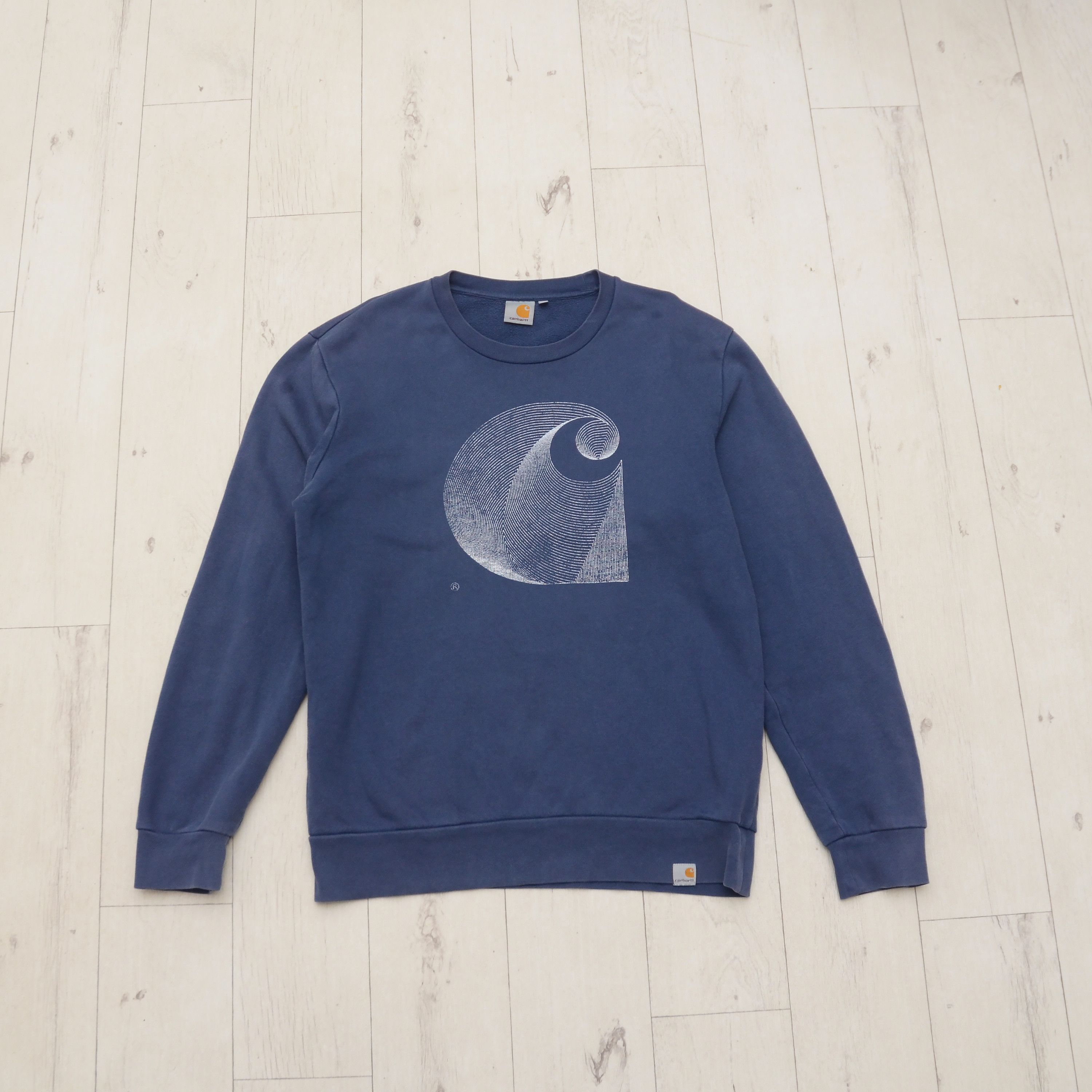 Carhartt × Carhartt Wip Carhartt Vintage Sweatshirt 00s Abstract Big Logo Streetwear Size US M / EU 48-50 / 2 - 7 Thumbnail