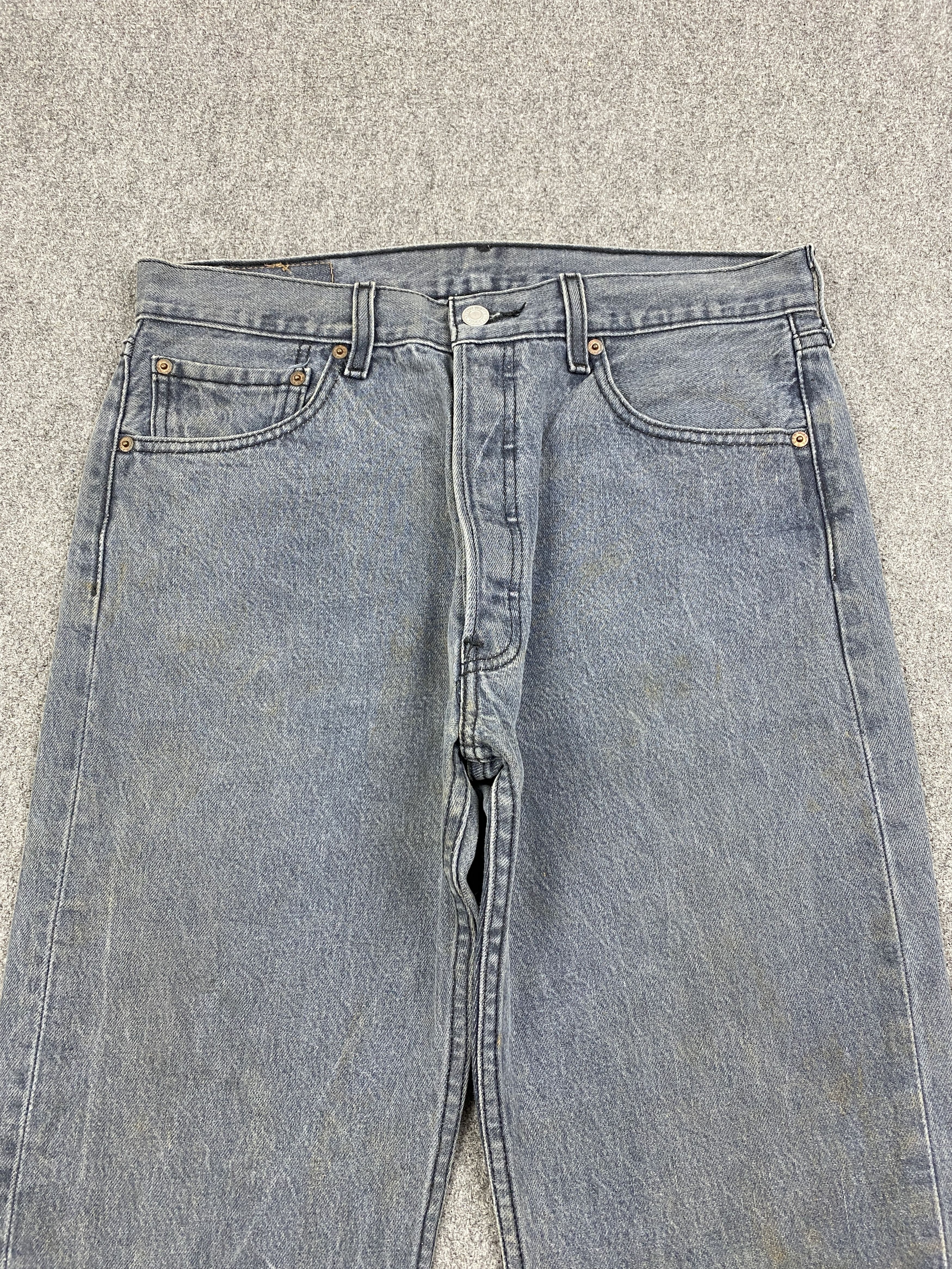 Levi's × Vintage Vintage Levis 501 Rusty Denim Jeans DP2811 Size US 33 - 2 Thumbnail