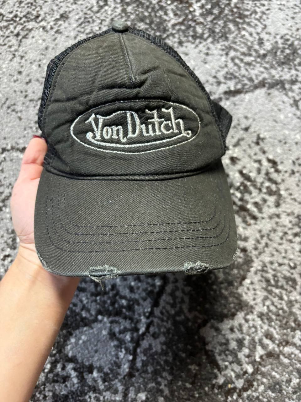 Japanese Brand × Vintage Vintage Y2K Von Dutch Faded Tracker Cap Size ONE SIZE - 2 Thumbnail