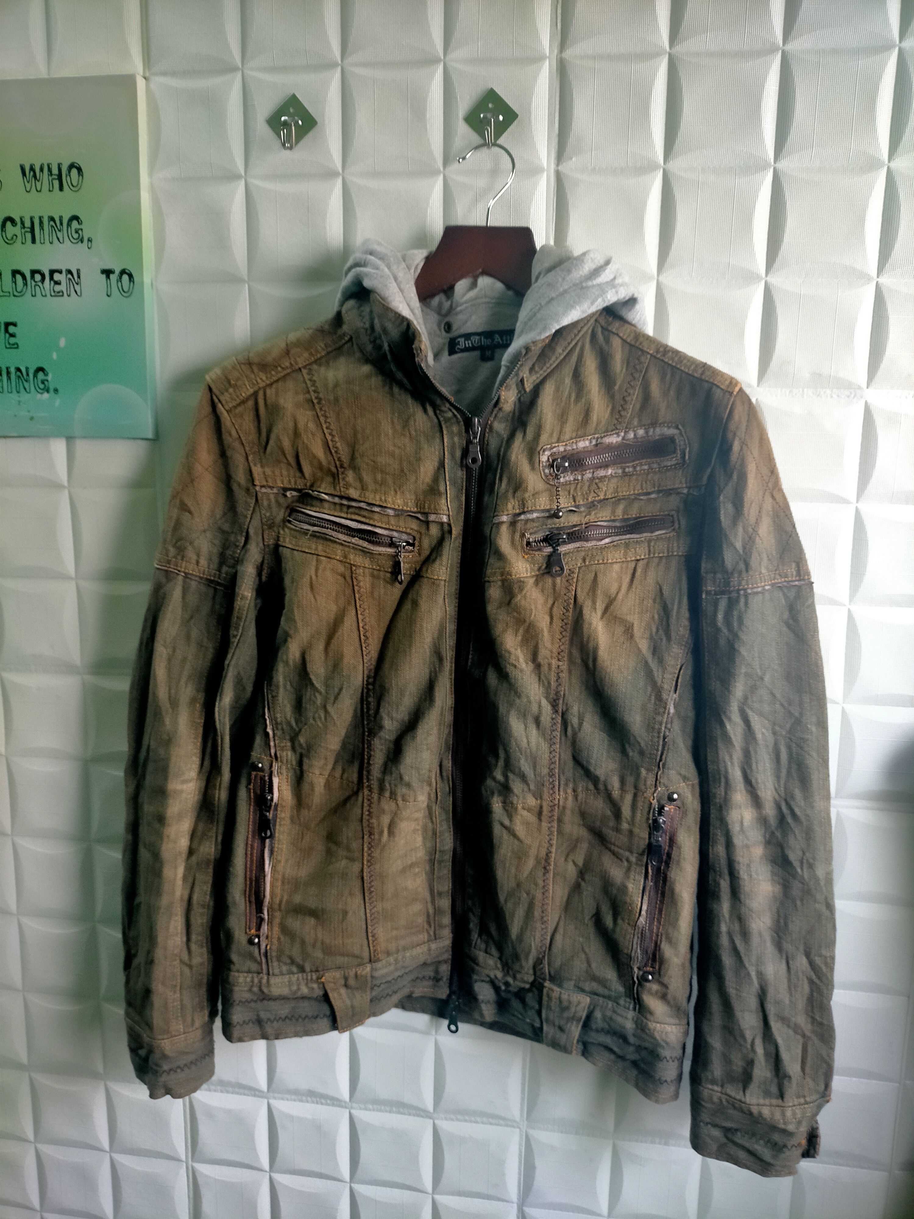 In The Attic Vintage In The Attic Fur Denim Jacket 90s Size US M / EU 48-50 / 2 - 2 Thumbnail