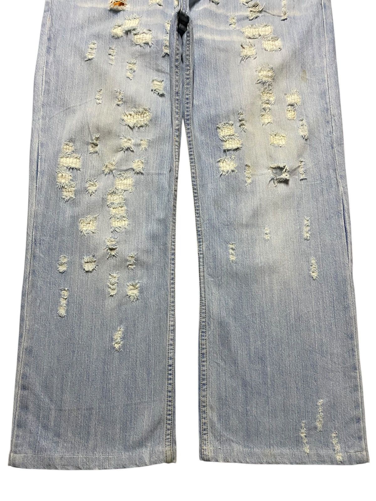 Replay Vintage Japanese Brand Replay Faded Wash Distressed Jeans Size US 36 / EU 52 - 5 Thumbnail