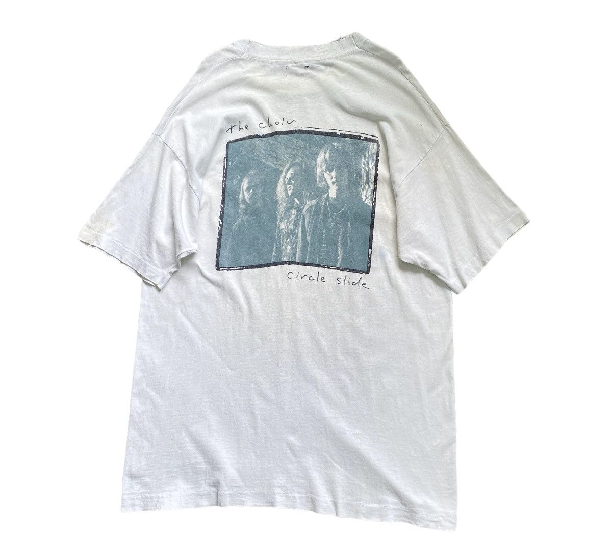 Band Tees Thrashed Faded Vintage 90s The Choir Band ERD GRUNGE TSHIRT Size US XL / EU 56 / 4 - 2 Thumbnail