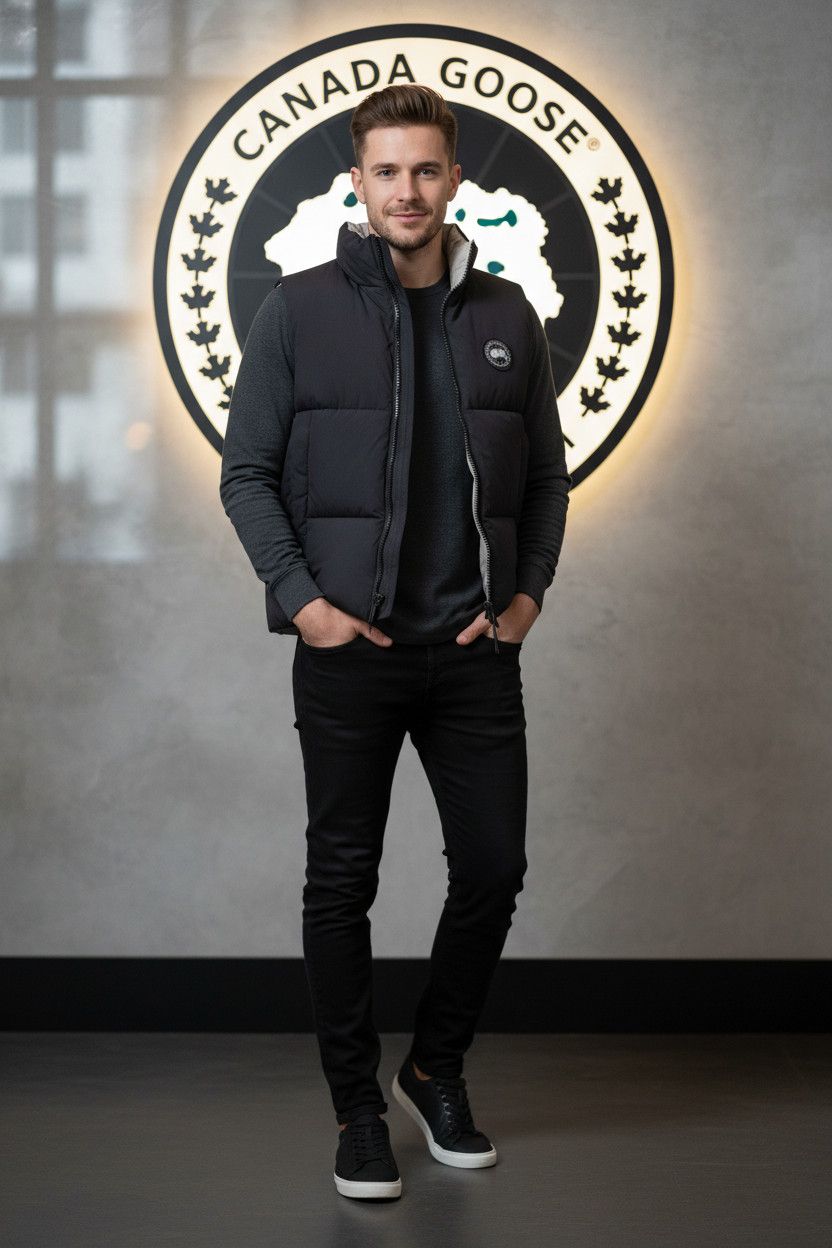 Canada Goose 🔥 Canada goose vest puffer black label lawrence xl Size US XL / EU 56 / 4 - 2 Thumbnail