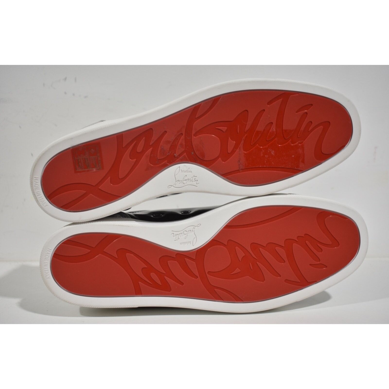 Christian Louboutin Christian Louboutin Louis Junior Orlato Flat Black Patent Size US 10 / EU 43 - 12 Thumbnail