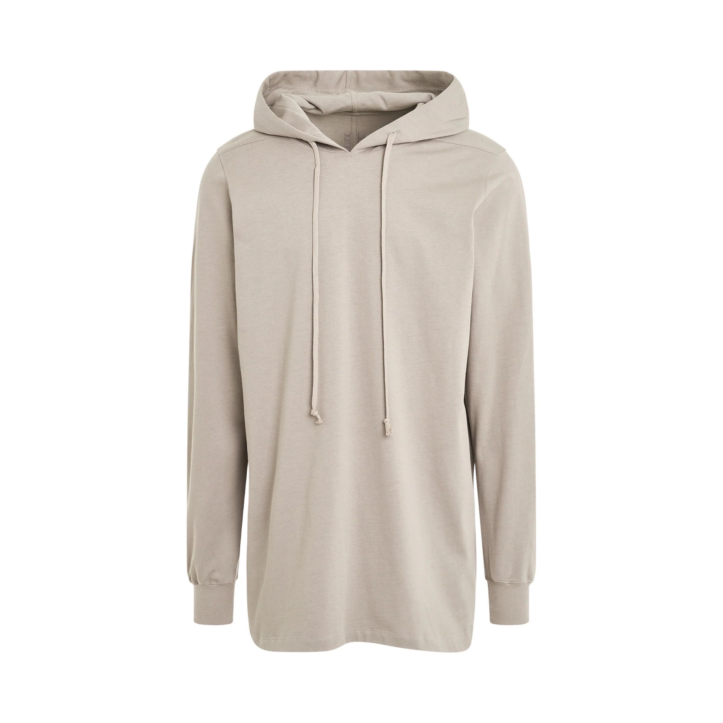 o1mris0824 Drawstring Long Hoodie in Pearl