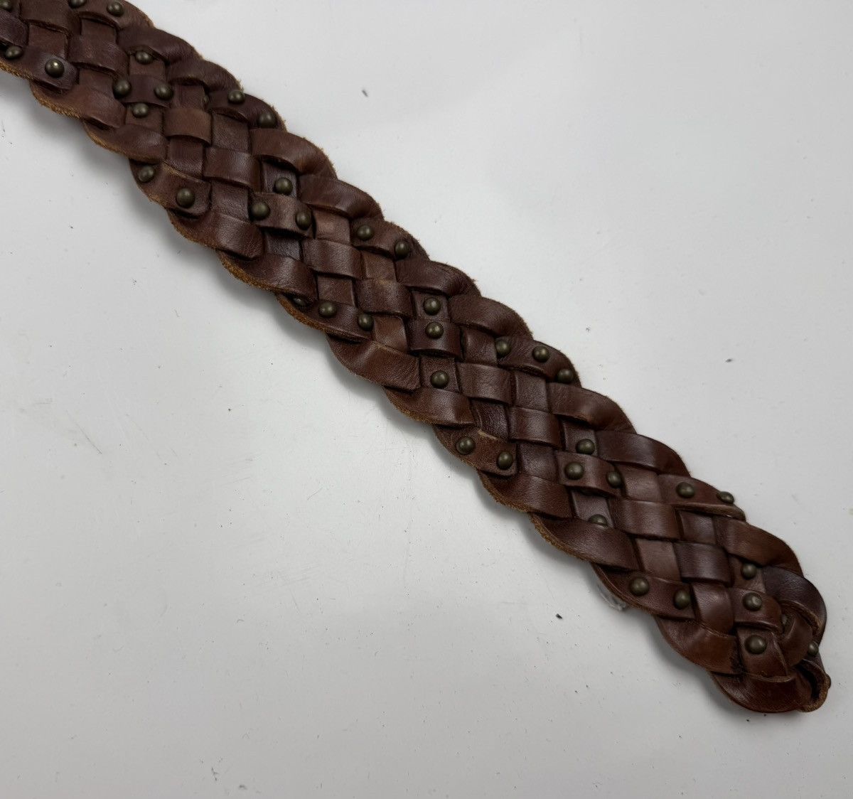 Seditionaries rare design studded leather belt tc53 Size 36 - 3 Thumbnail
