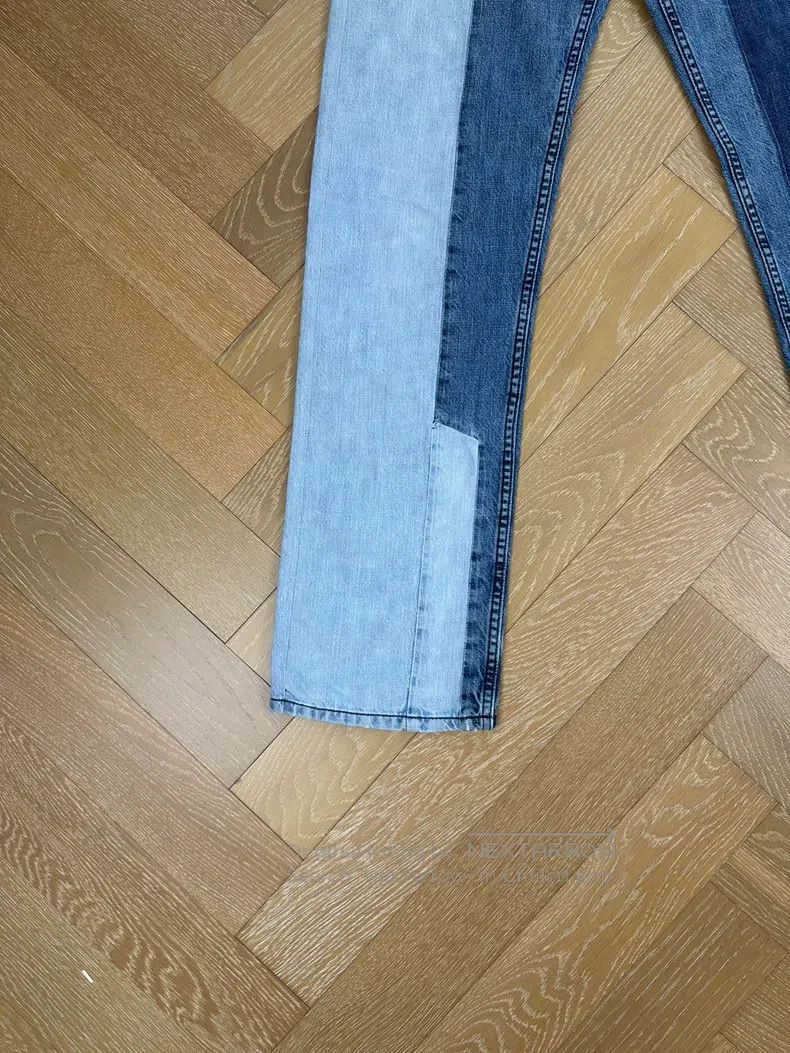 Loewe Loewe Casual patchwork jeans for both men and women in blu Size US 34 / EU 50 - 4 Thumbnail