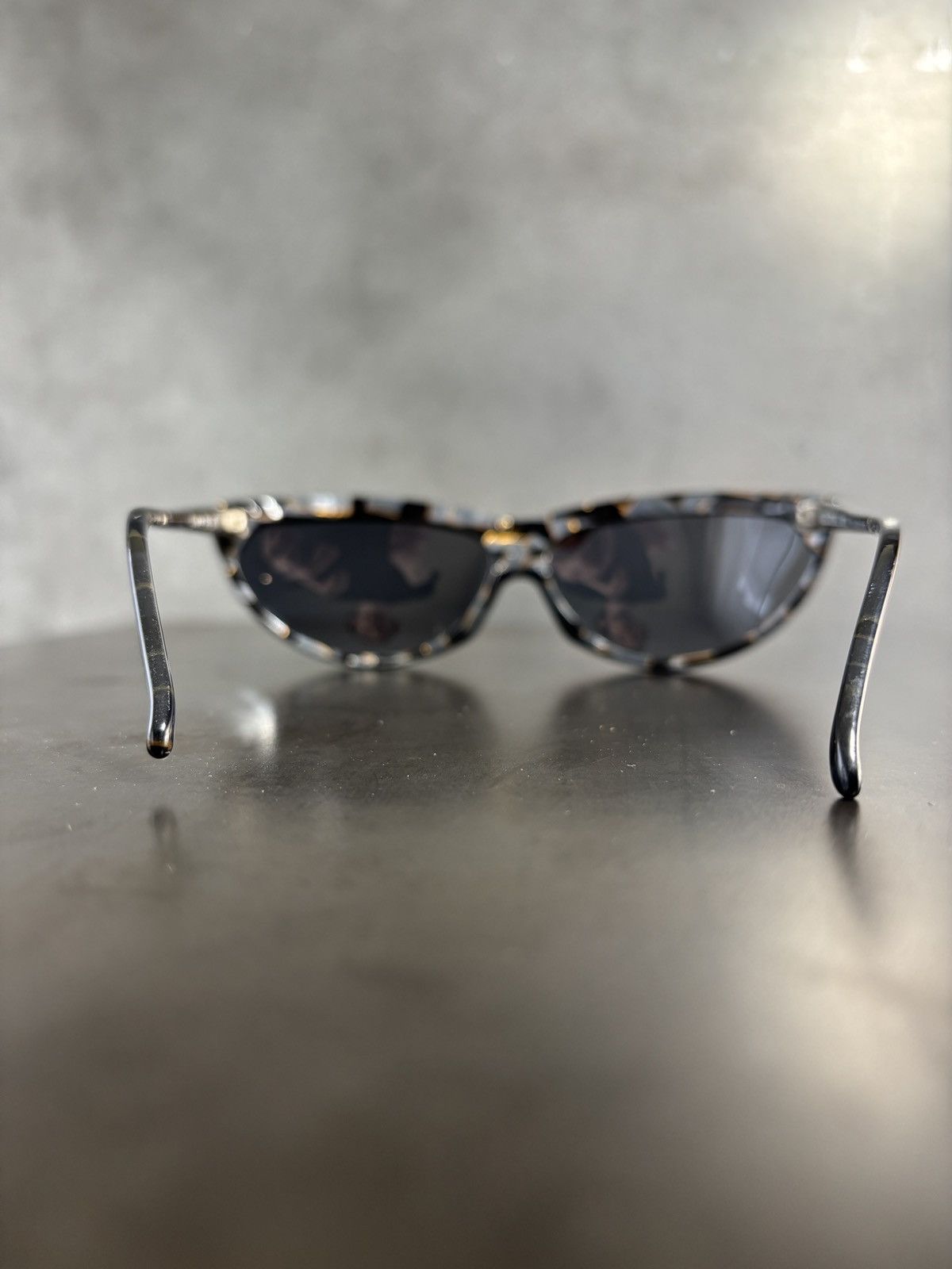 Alain Mikli × Vintage 1980s Alain Mikli Sunglasses Vintage Asymmetrical Marble 098 Size ONE SIZE - 16 Thumbnail