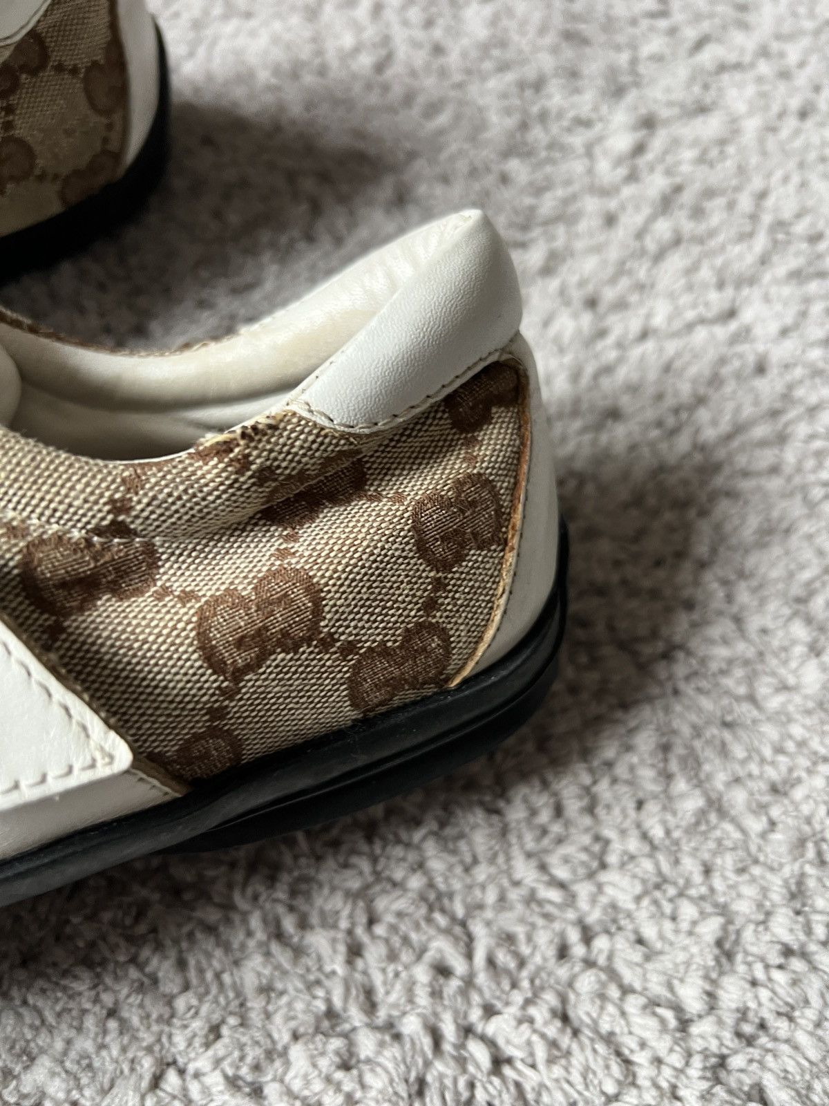Gucci × Vintage Gucci Monogram Shoes Size US 5.5 / EU 38 - 6 Thumbnail