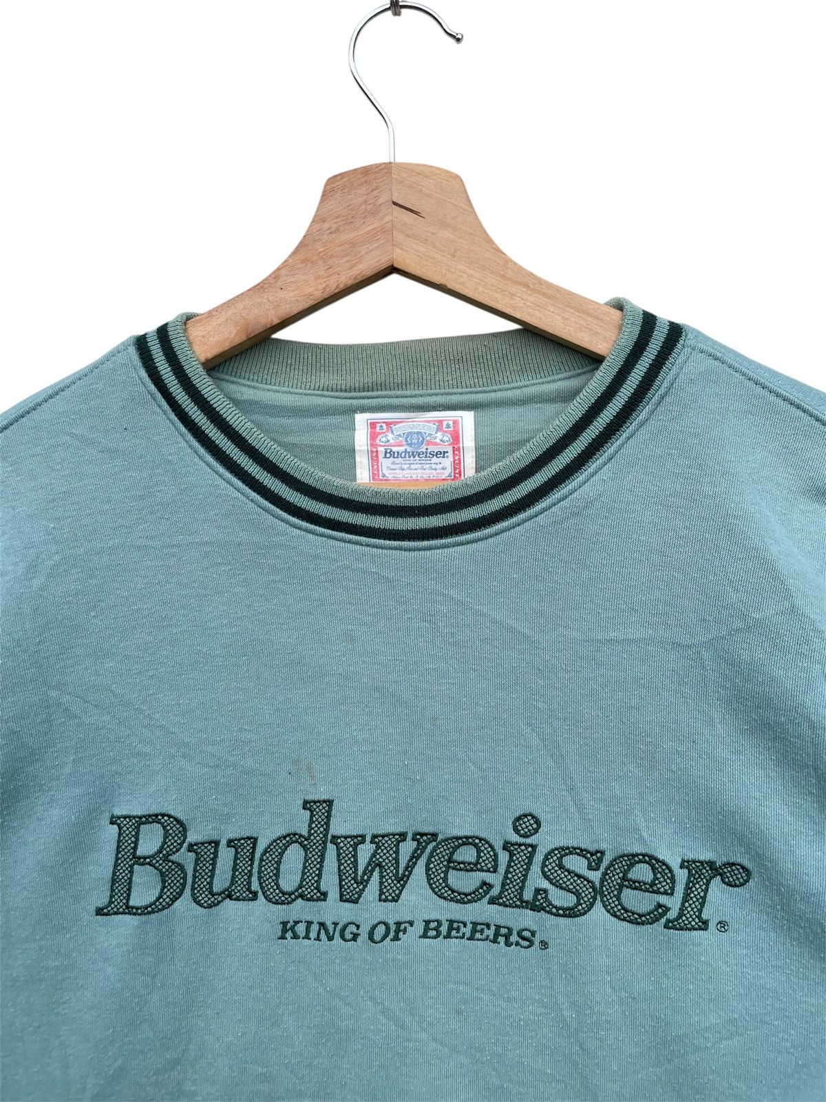 Budweiser 🔥Accept Binding Offer🔥 Budweiser Embroidery Sweatshirt Size US M / EU 48-50 / 2 - 2 Thumbnail