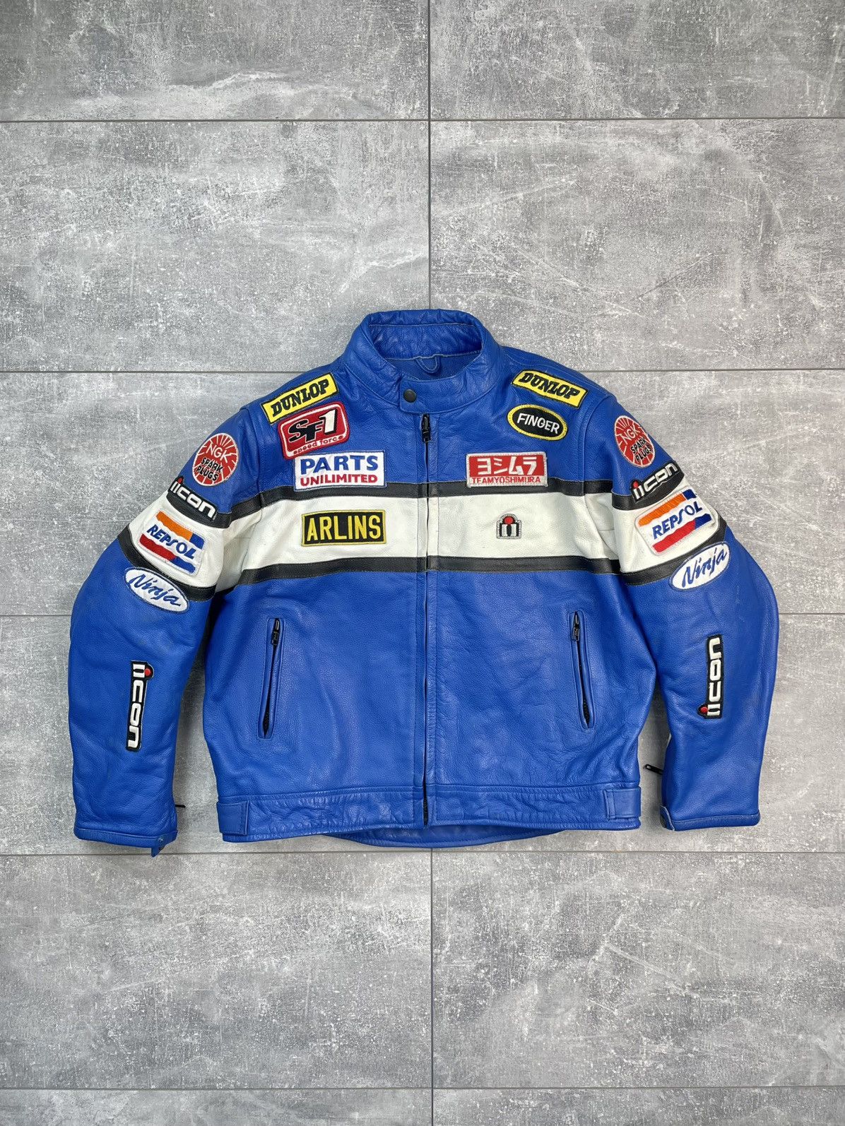 Fox Racing Racing Leather Jacket Vintage Repsol Patches Biker Size M / US 6-8 / IT 42-44 - 1 Thumbnail