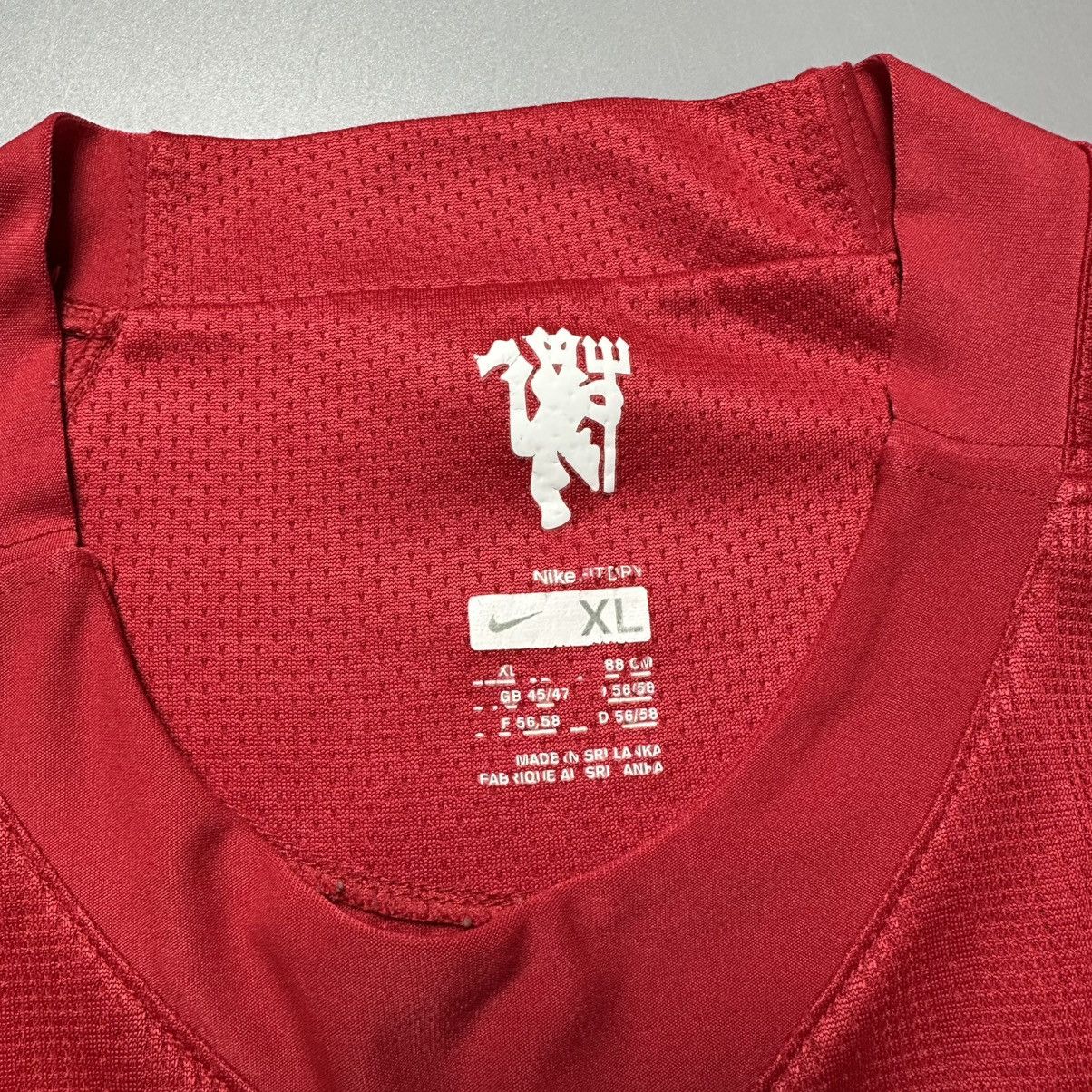 Nike MAN UNITED NIKE 2007/2008 FOOTBALL HOME JERSEY #7 RONALDO Size US XL / EU 56 / 4 - 7 Thumbnail