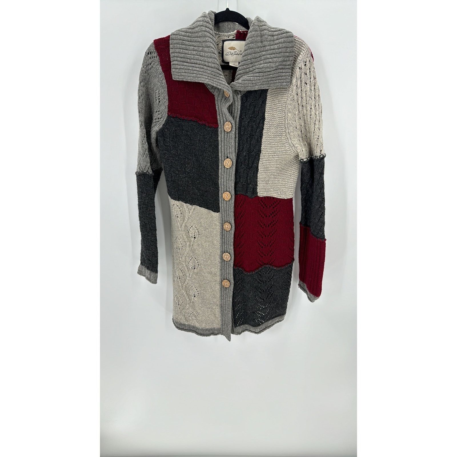 Other Bob Limley AKA wool longline cardigan lagenlook quirky artsy Size M / US 6-8 / IT 42-44 - 5 Thumbnail