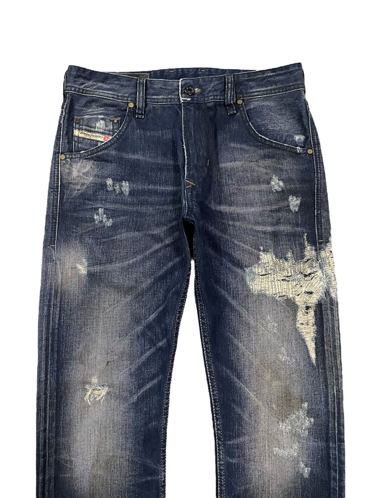 Diesel Vintage Diesel Denim Edit Blue Wash Distressed Style Jeans Size US 30 / EU 46 - 13 Thumbnail