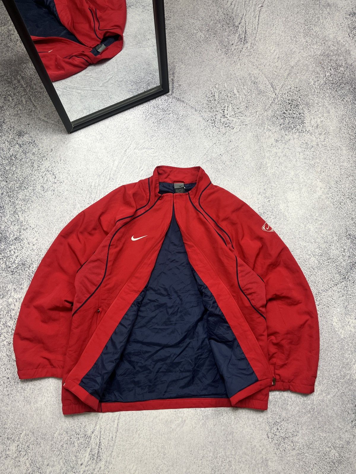 Nike Vintage 90s Nike KNVB Netherlands Football Track Jacket Rare Size US L / EU 52-54 / 3 - 7 Thumbnail