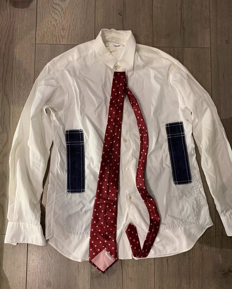 Comme des Garcons Comme Des Garcons CDG patchwork shirt Size US XS / EU 42 / 0 - 5 Thumbnail
