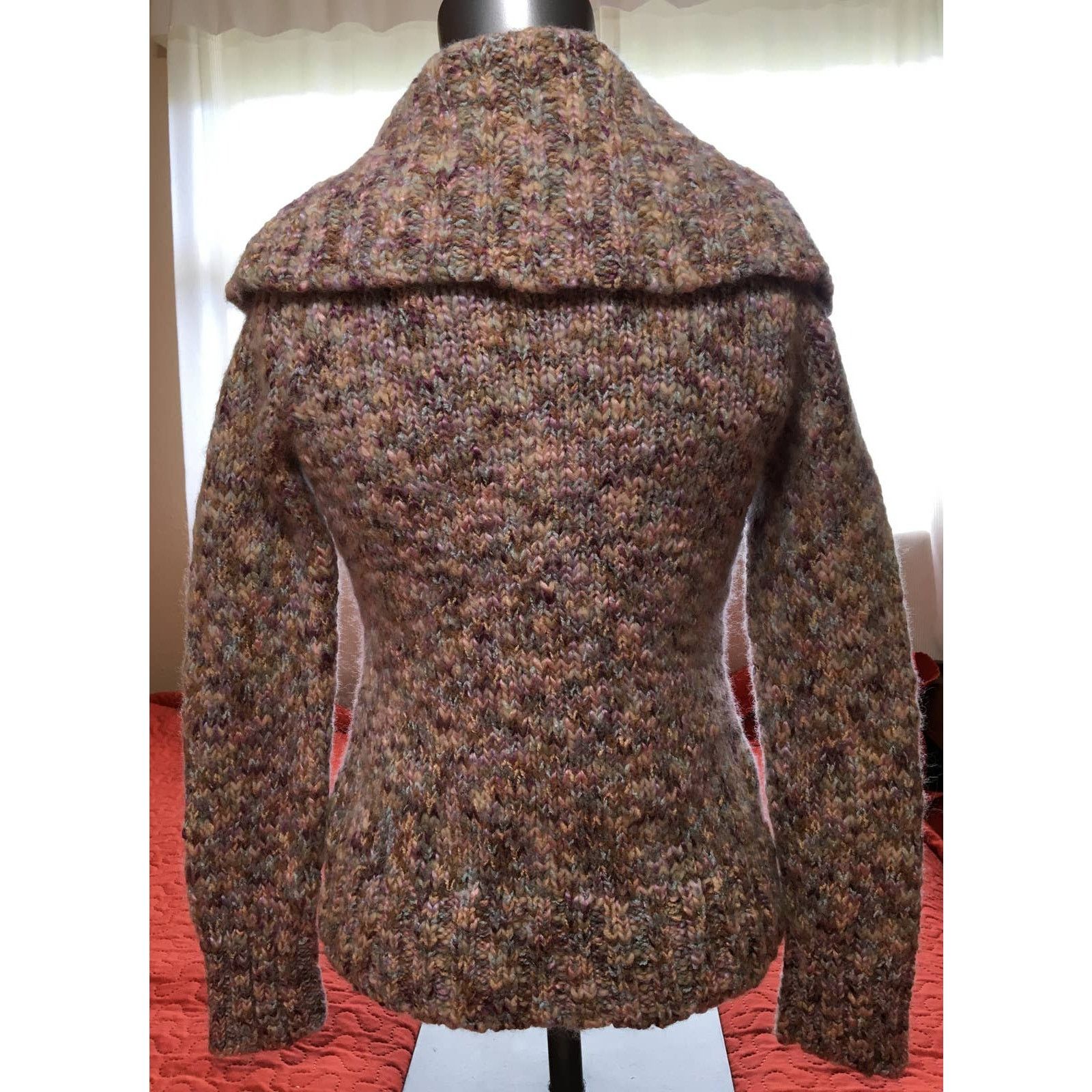 Other Susan Bristol Medium Cowl Neck 40% Wool Pull Over Sweater Size M / US 6-8 / IT 42-44 - 3 Thumbnail