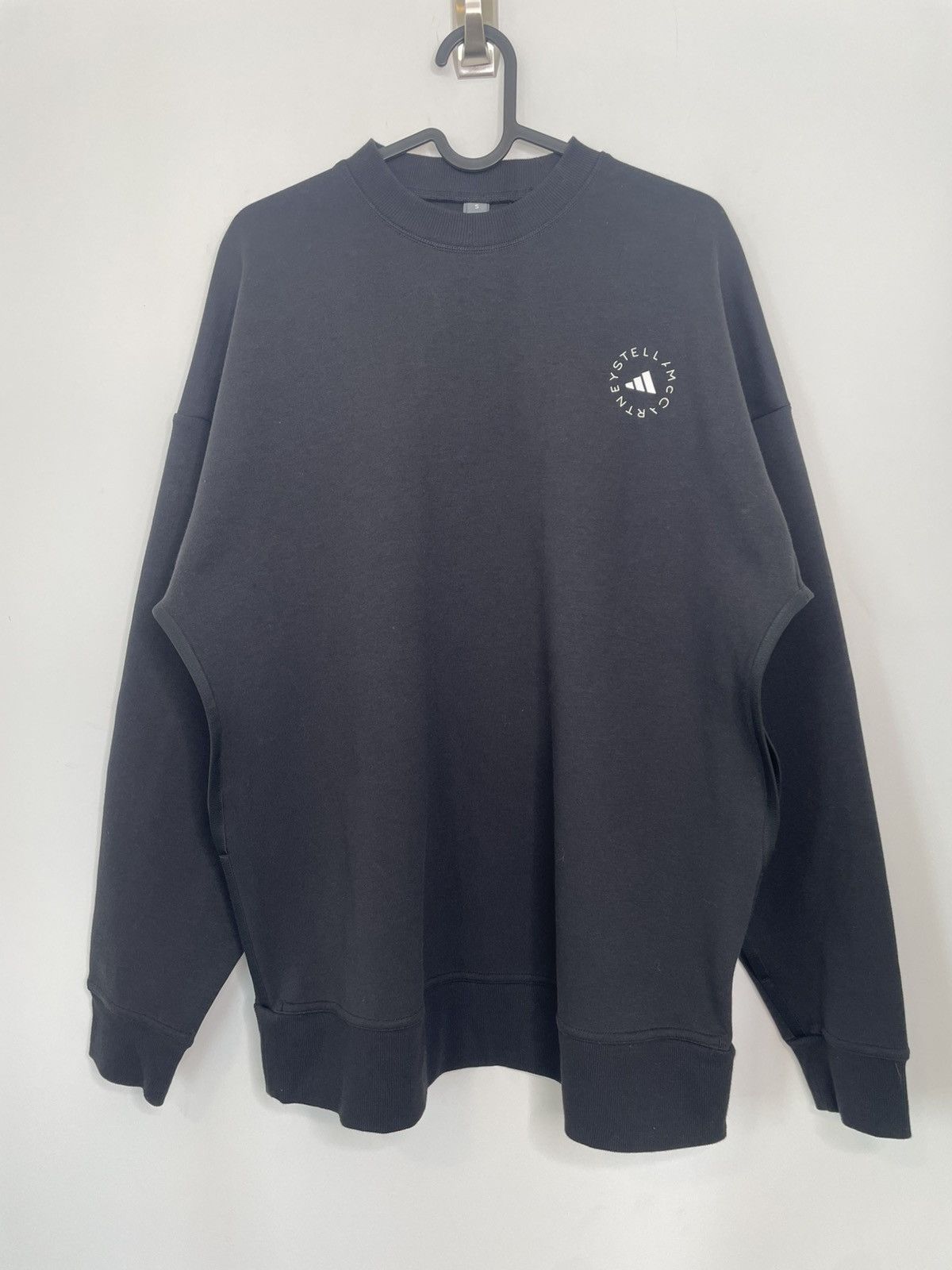 Adidas × Stella McCartney Adidas by Stella McCartney Sweatshirt Oversized Black Small Size S / US 4 / IT 40 - 1 Thumbnail