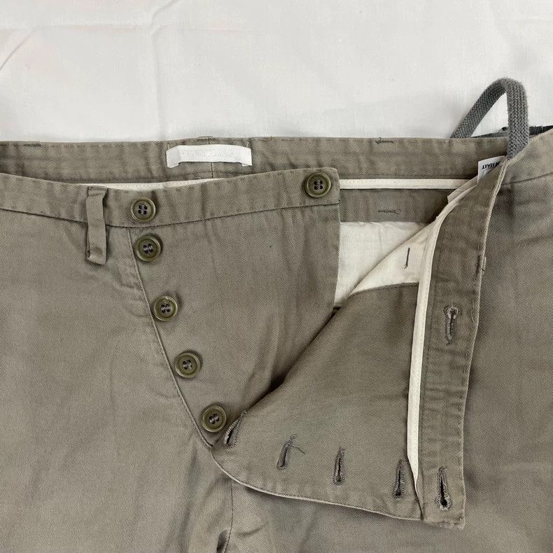 Helmut Lang HELMUT LANG size48 Double front pocket trousers sewn by han Size US 32 / EU 48 - 4 Thumbnail