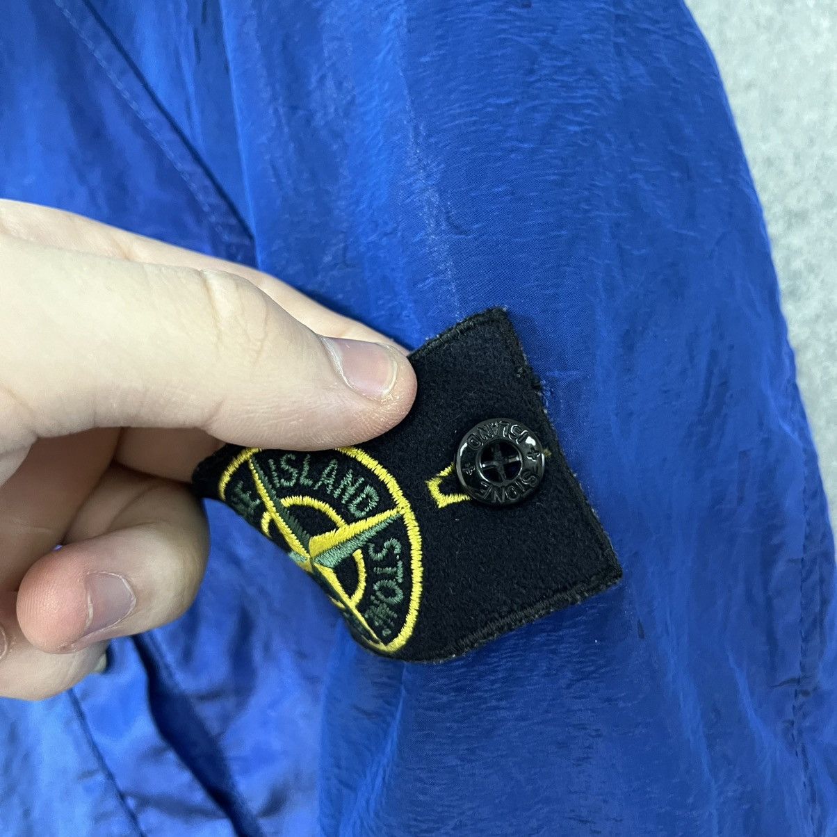 Stone Island Rare Vintage Stone Island jacket soft shell Nylon Blue Size US L / EU 52-54 / 3 - 6 Thumbnail