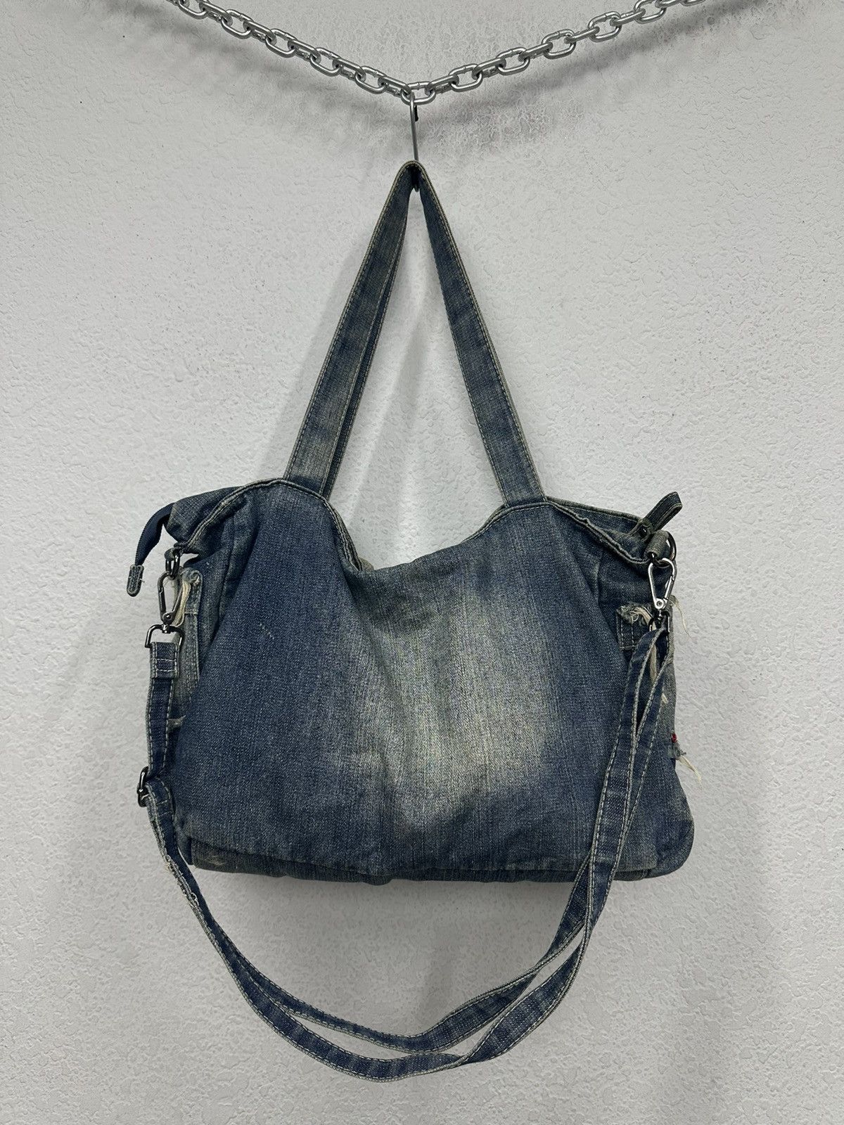 Diesel Vintage Diesel Denim Distressed Style Ifsixwasnine Y2k Dolce Size ONE SIZE - 11 Thumbnail