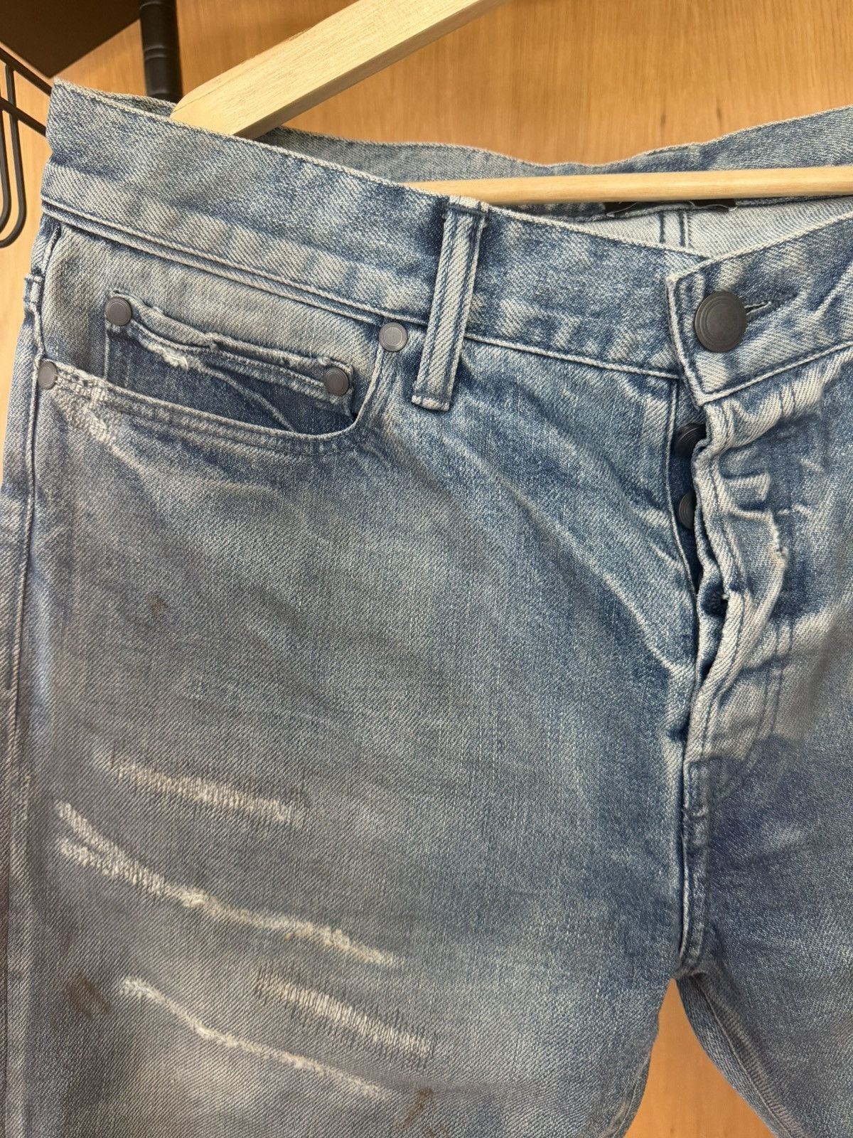 John Elliott John elliott cast 2 HANOI denim - size 32 Size US 34 / EU 50 - 4 Thumbnail