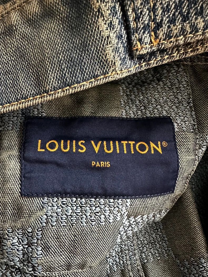 Louis Vuitton Louis Vuitton 24FW Show Dark Checkerboard Denim Jacket 2501 Size US M / EU 48-50 / 2 - 3 Thumbnail
