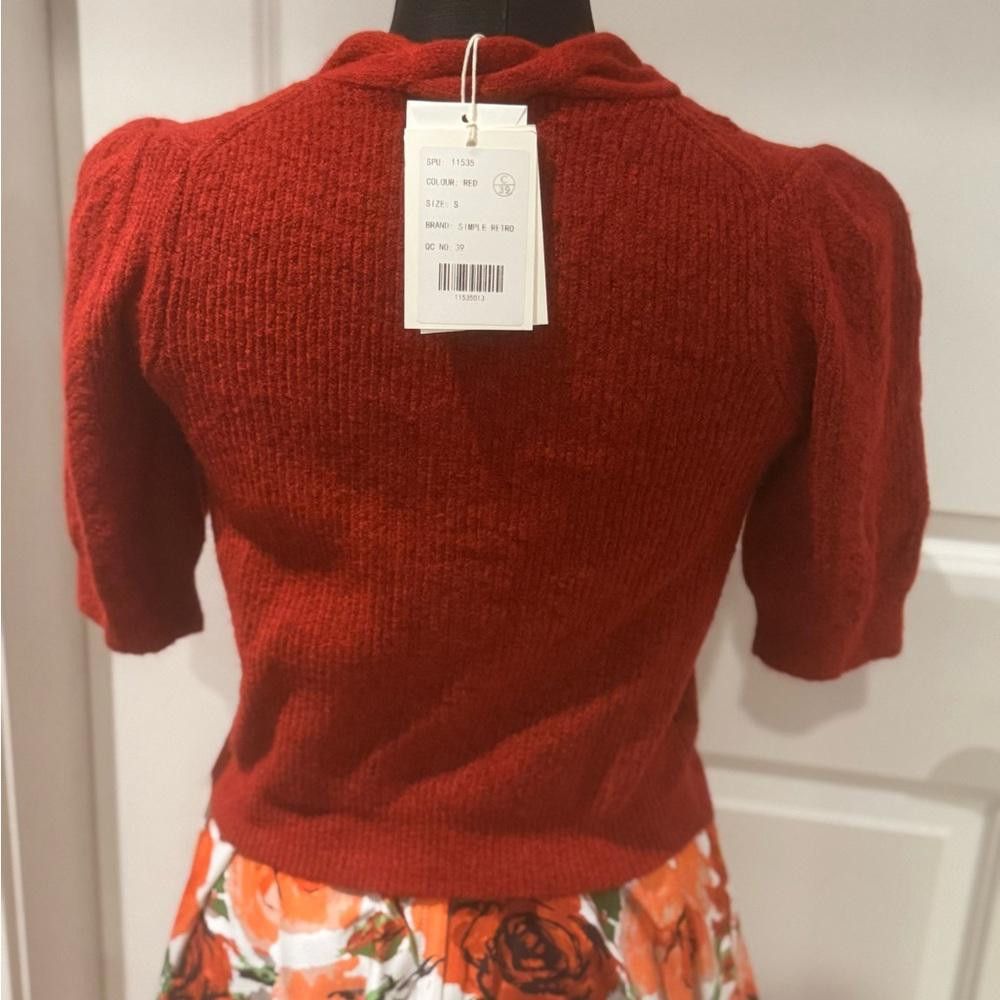 Designer Simple Retro sweater - size S Size S / US 4 / IT 40 - 3 Thumbnail