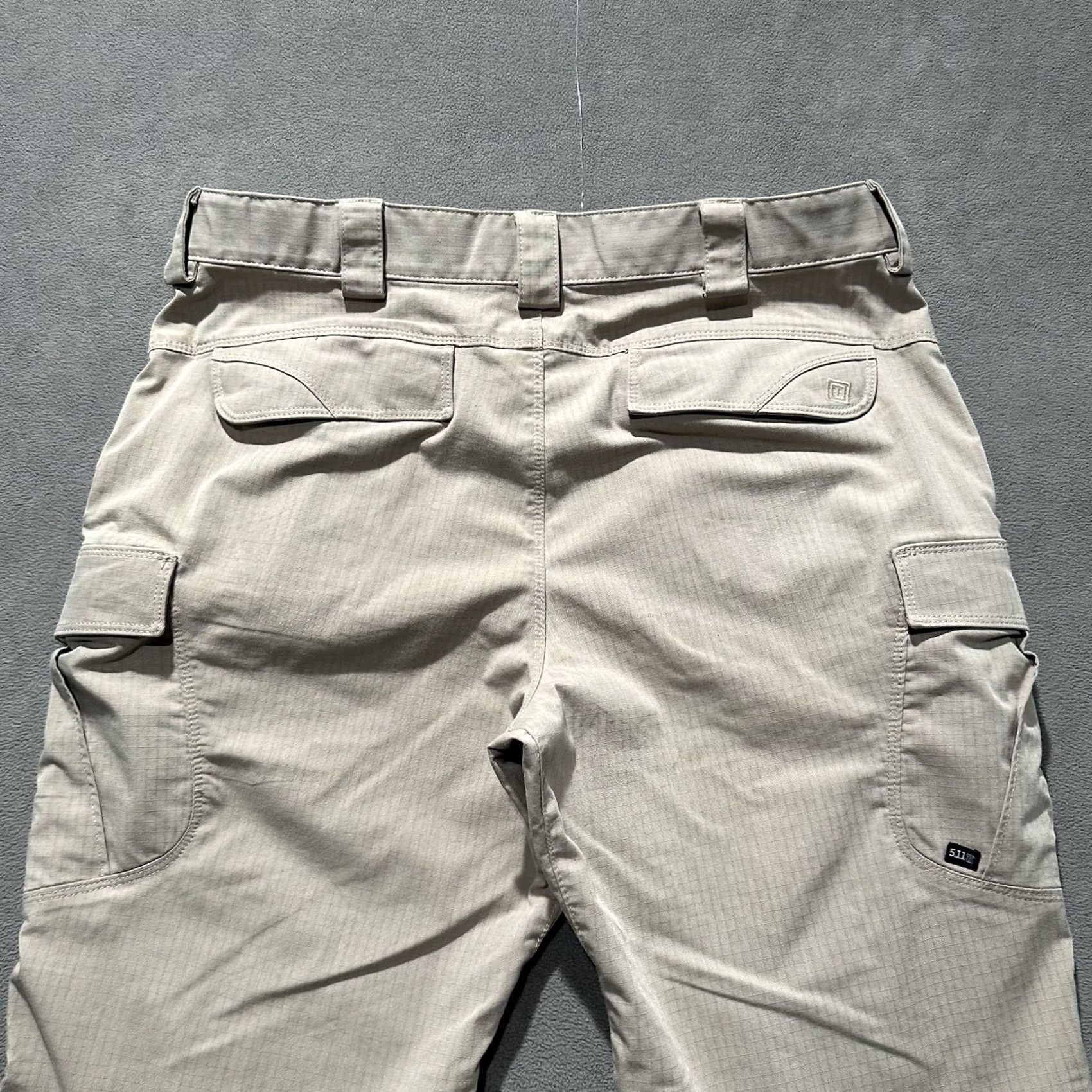 Vintage 5.11 Tactical Stryke Pants Mens 38x34 Beige Ripstop Cargo Workwear EUC Size US 38 / EU 54 - 4 Thumbnail