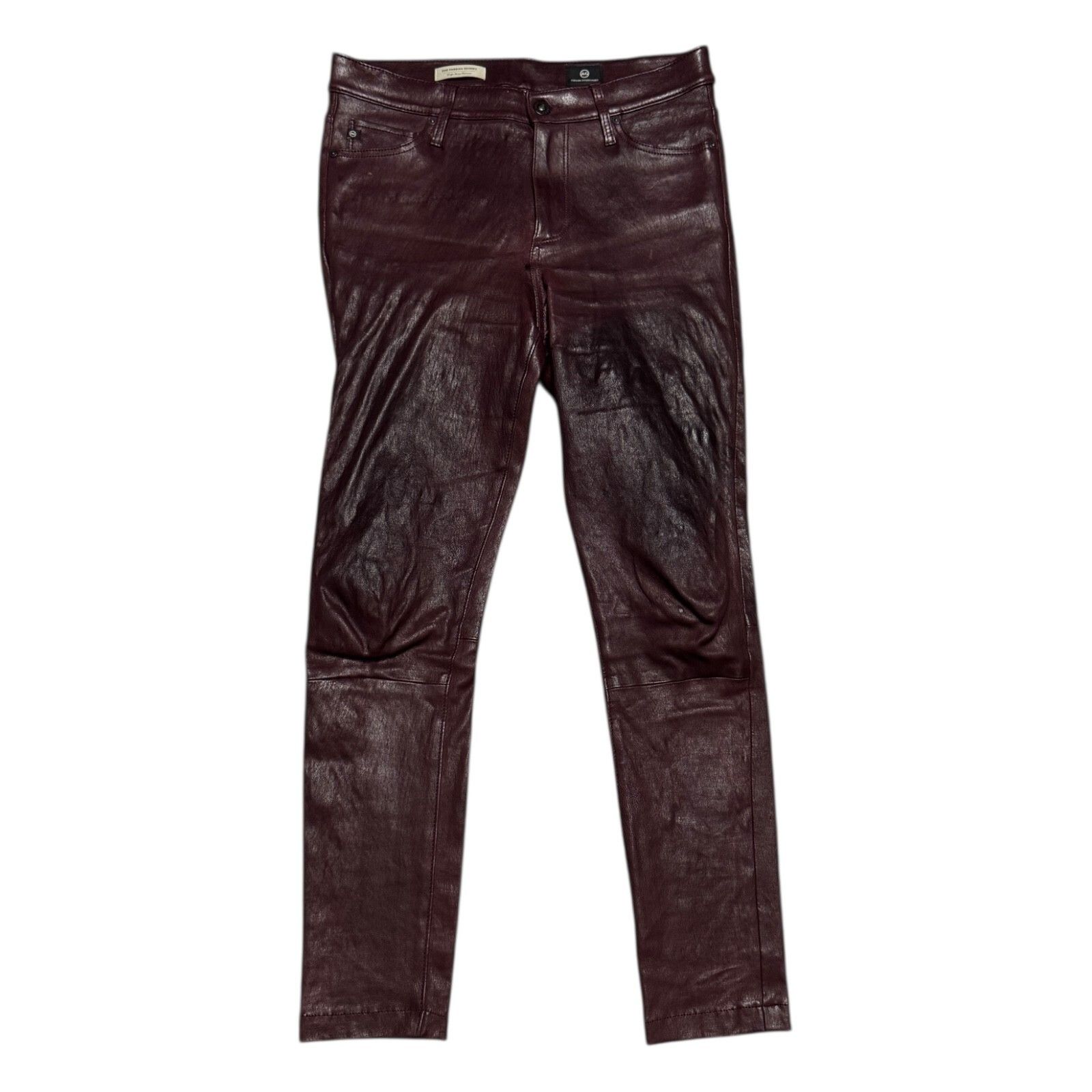 AG Adriano Goldschmied AG ADRIANO GOLDSCHMIED Genuine LAMB LEATHER Pants Medium Size 30" / US 8 / IT 44 - 1 Thumbnail