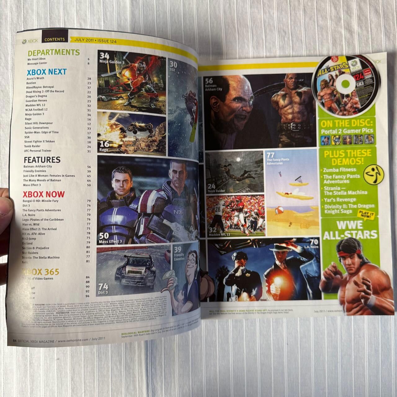 Other XBOX Magazine #124 JUL 2011 Batman: Arkham City Exclusive Size ONE SIZE - 10 Thumbnail