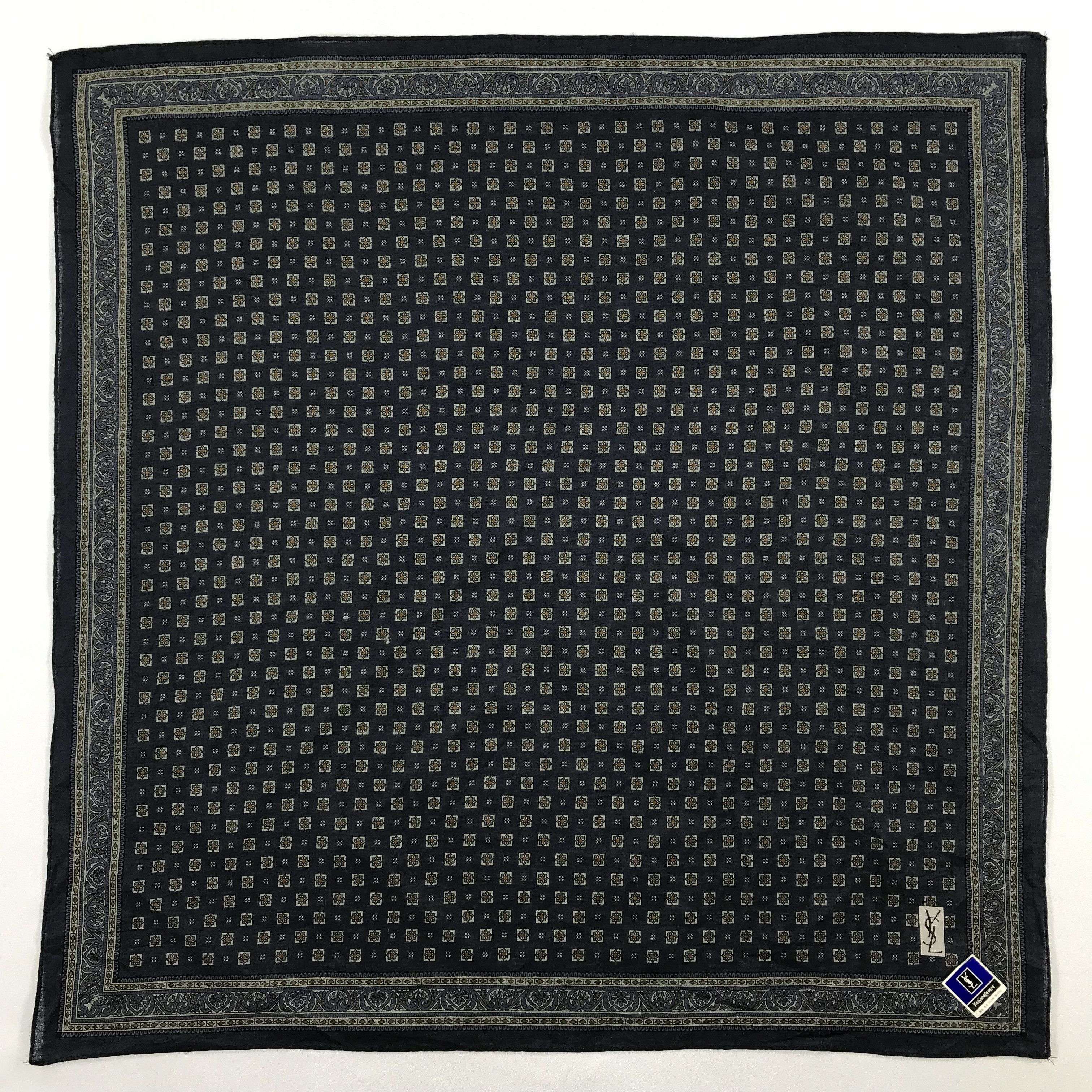 Vintage × Yves Saint Laurent Yves Saint Laurent Bandana / Handkerchief/Neckerchief -S2514 Size ONE SIZE - 1 Thumbnail