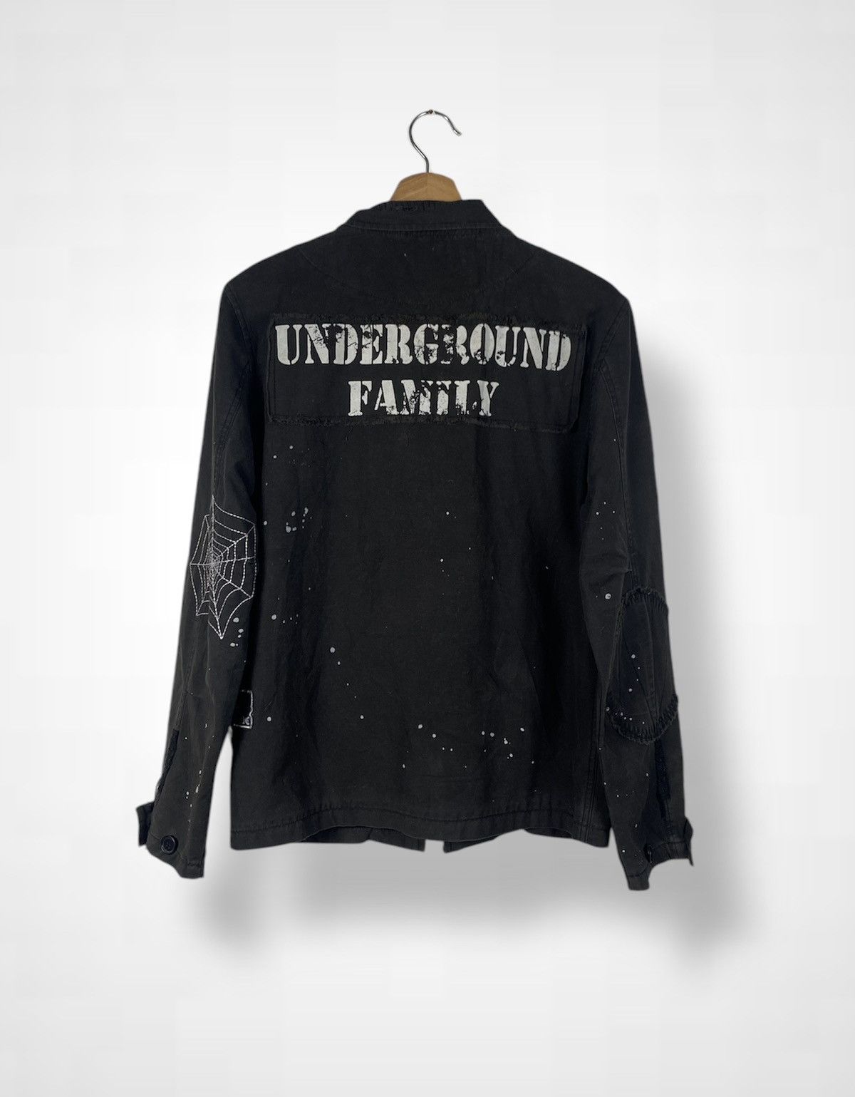 Japanese Brand Of The Neige Style Splash Paint Zipper Punk Jacket Size US S / EU 44-46 / 1 - 3 Thumbnail