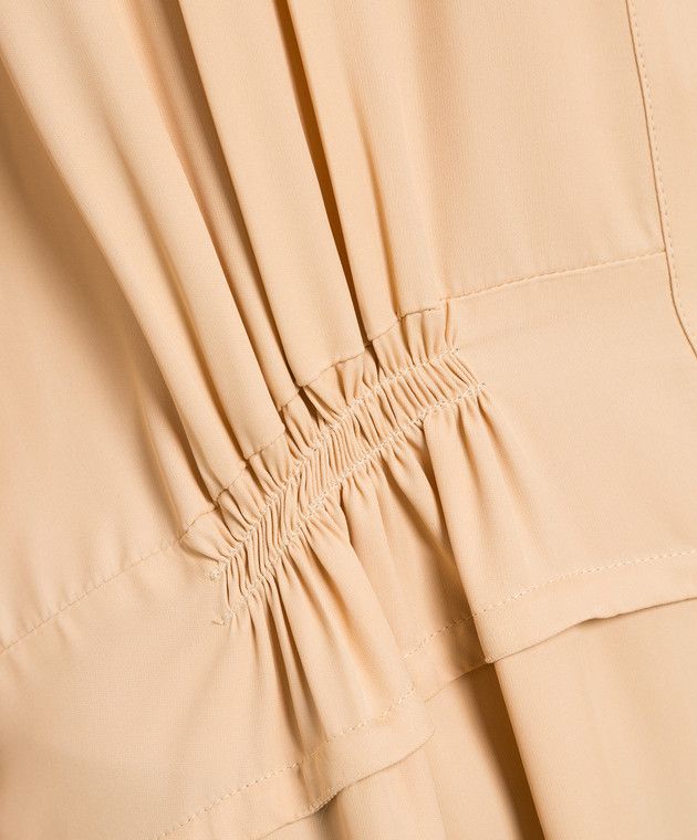 Jil Sander o1y0925 Midi Dress in Beige Size XS / US 0-2 / IT 36-38 - 5 Thumbnail